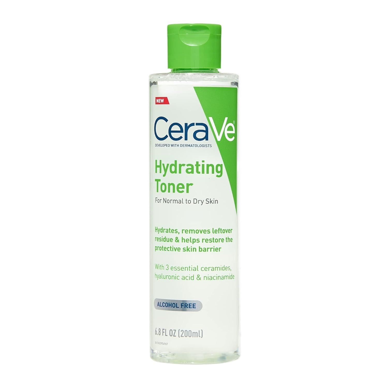 CeraVe Toner Showdown: Hyaluronic Acid's Hydration, Niacinamide, Ceramides Tested for Sensitive Dry Skin