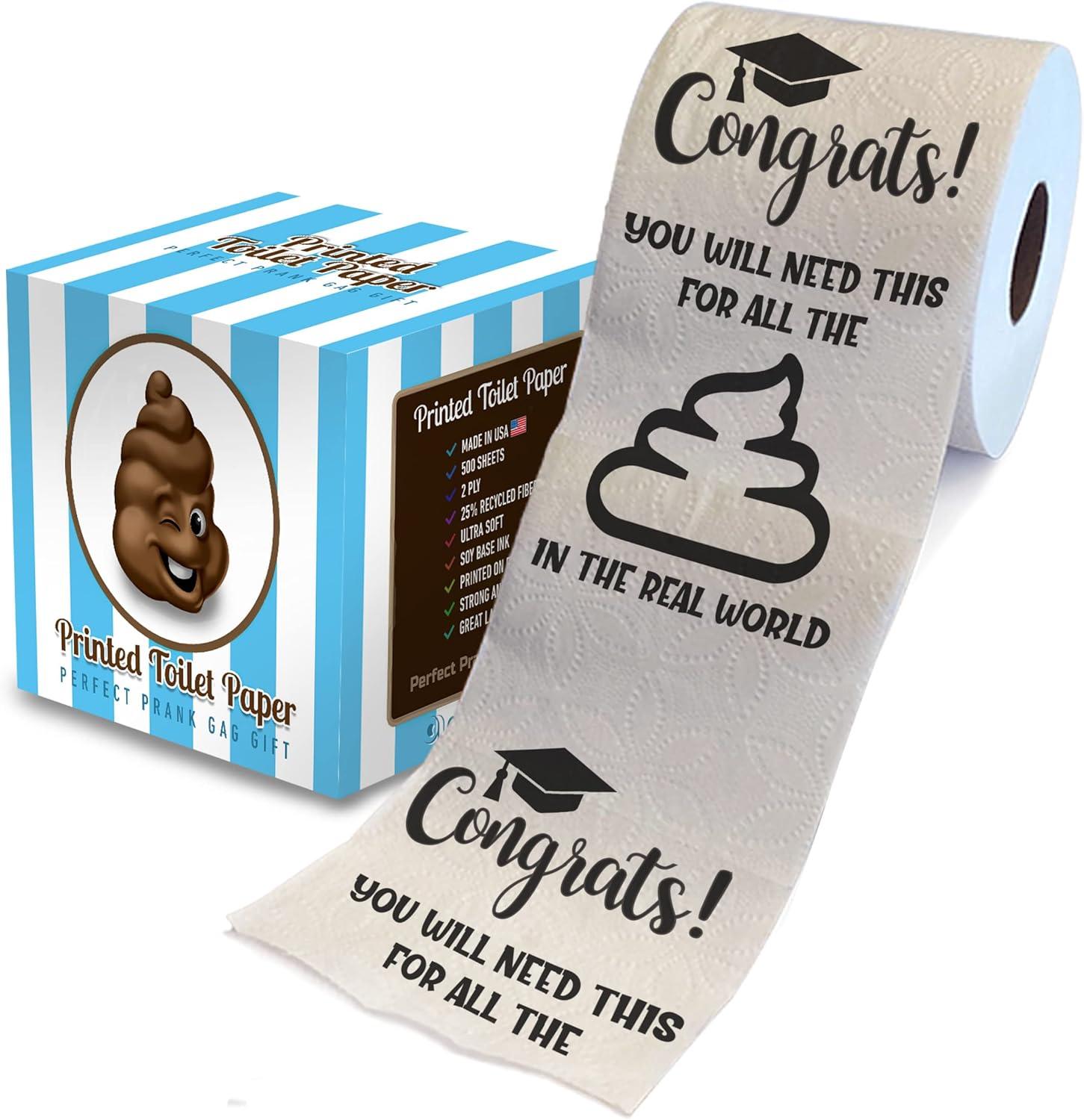 Surprising Graduation Gag Gift: Toilet Paper Prank