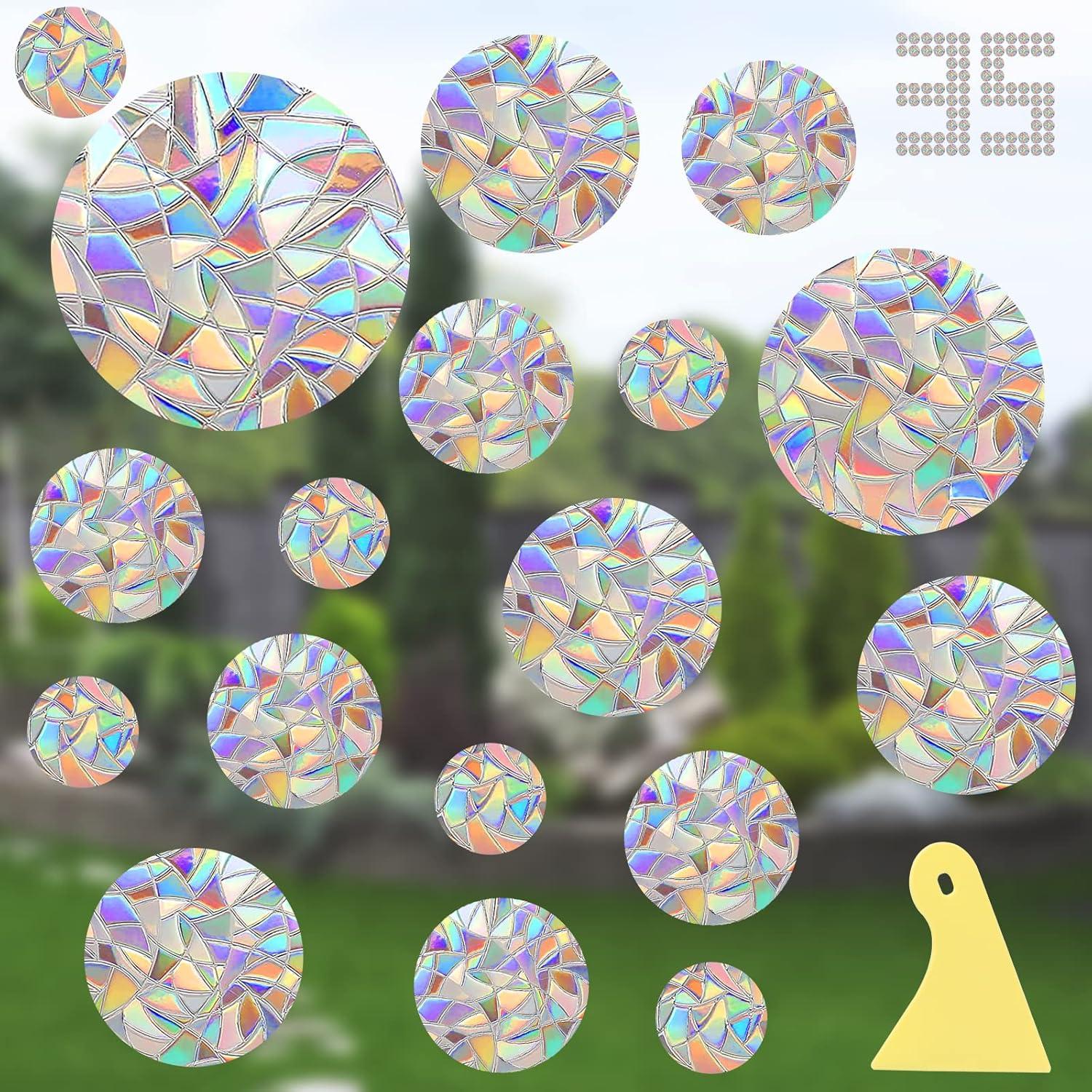 Showdown: Bird Deterrents' Surprising Benefits - Reflective Patterns, Patented Tech, Rainbow Suncatchers for Eco-Friendly Windows