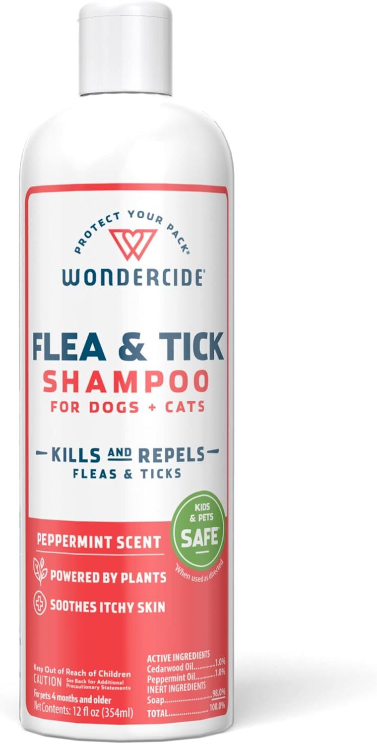 Showdown: Wondercide's Natural Oils vs. Synthetic Flea & Tick Shampoo, 12 Fl Oz