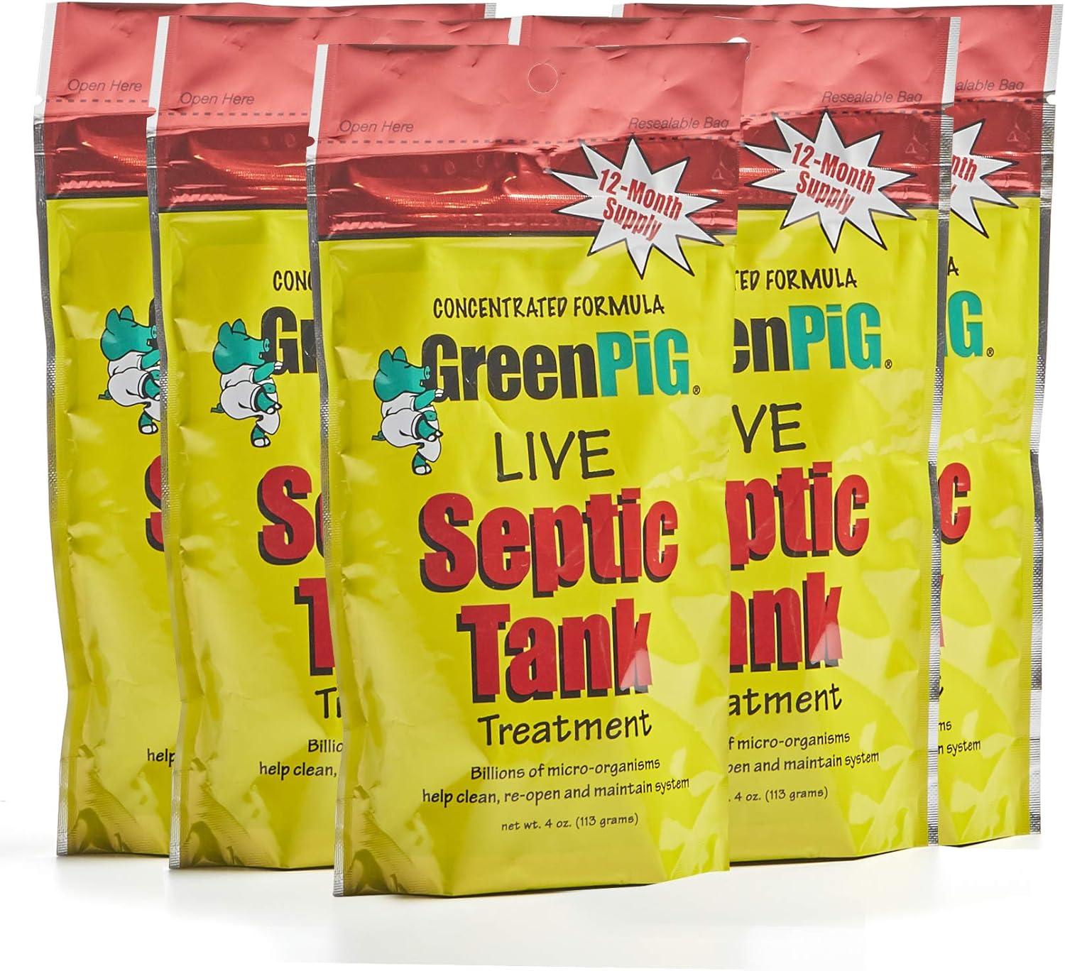 Green Pig 56 vs. Alternatives: Eco-safe Septic Care with 5-Year & 20 Packets