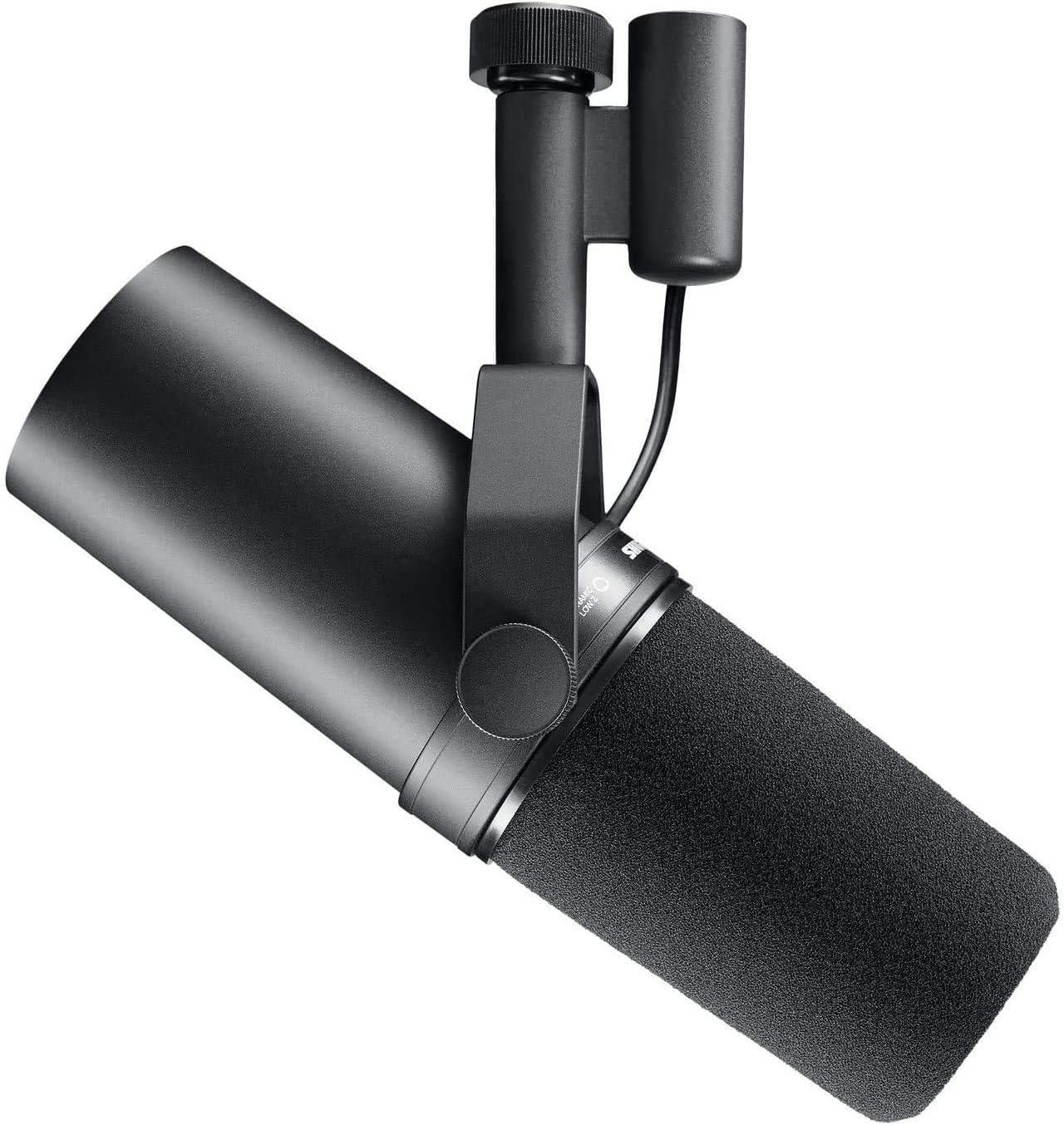 Shure SM7B: Tested Studio Mic with Detachable Windscreen, Rugged XLR, and Warm Tone for Podcasts