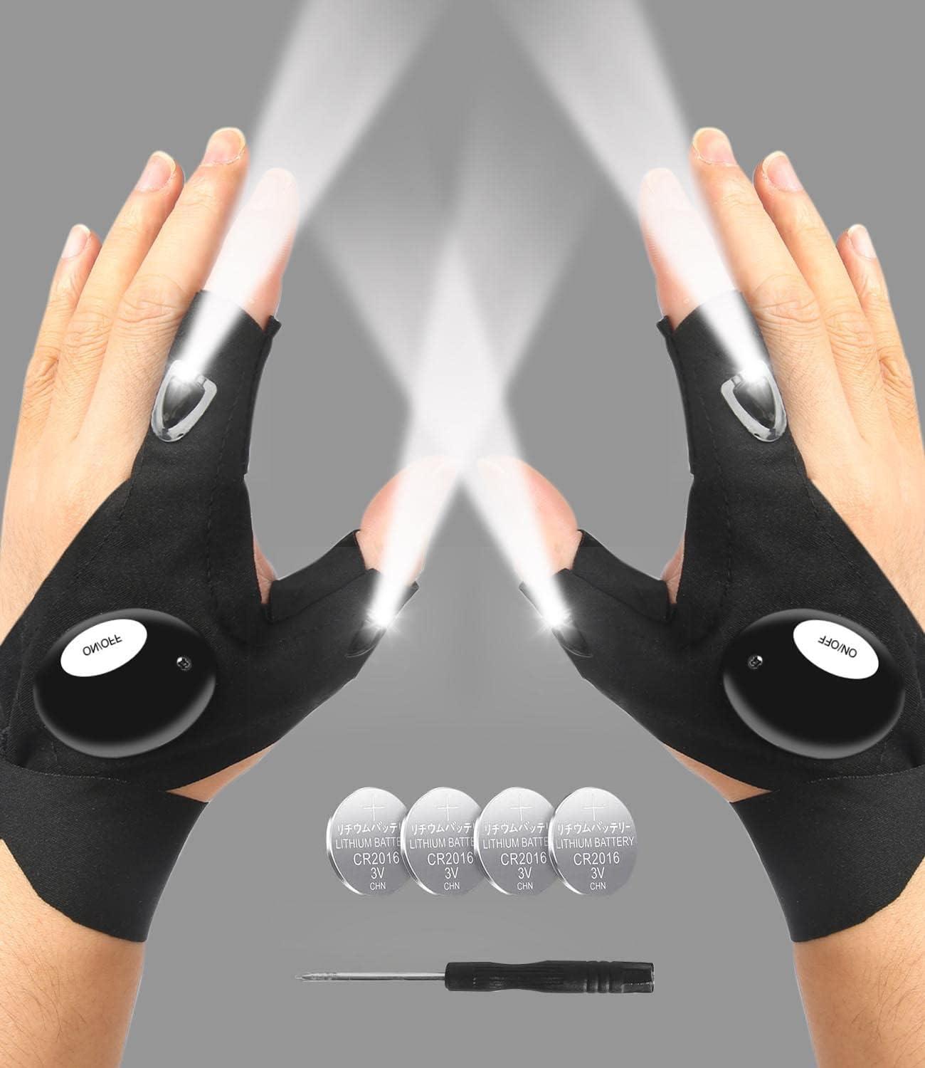 Surprising Men's Gifts: LED Gloves Tested for Outdoor Use
