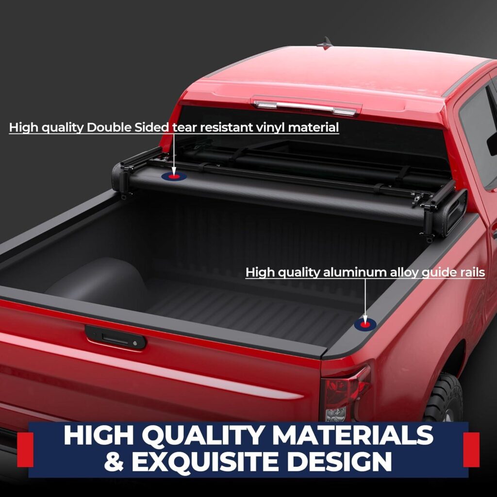 Best Truck Bed Cover – MOSTPLUS Quad Fold Soft for 1988-2006 Silverado
