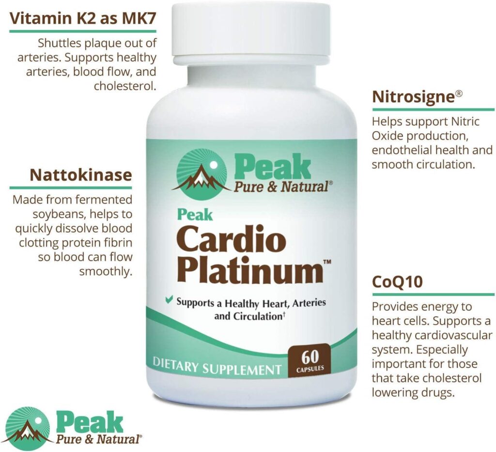Best Heart Health Supplement – Peak Pure & Natural Peak Cardio Platinum Review