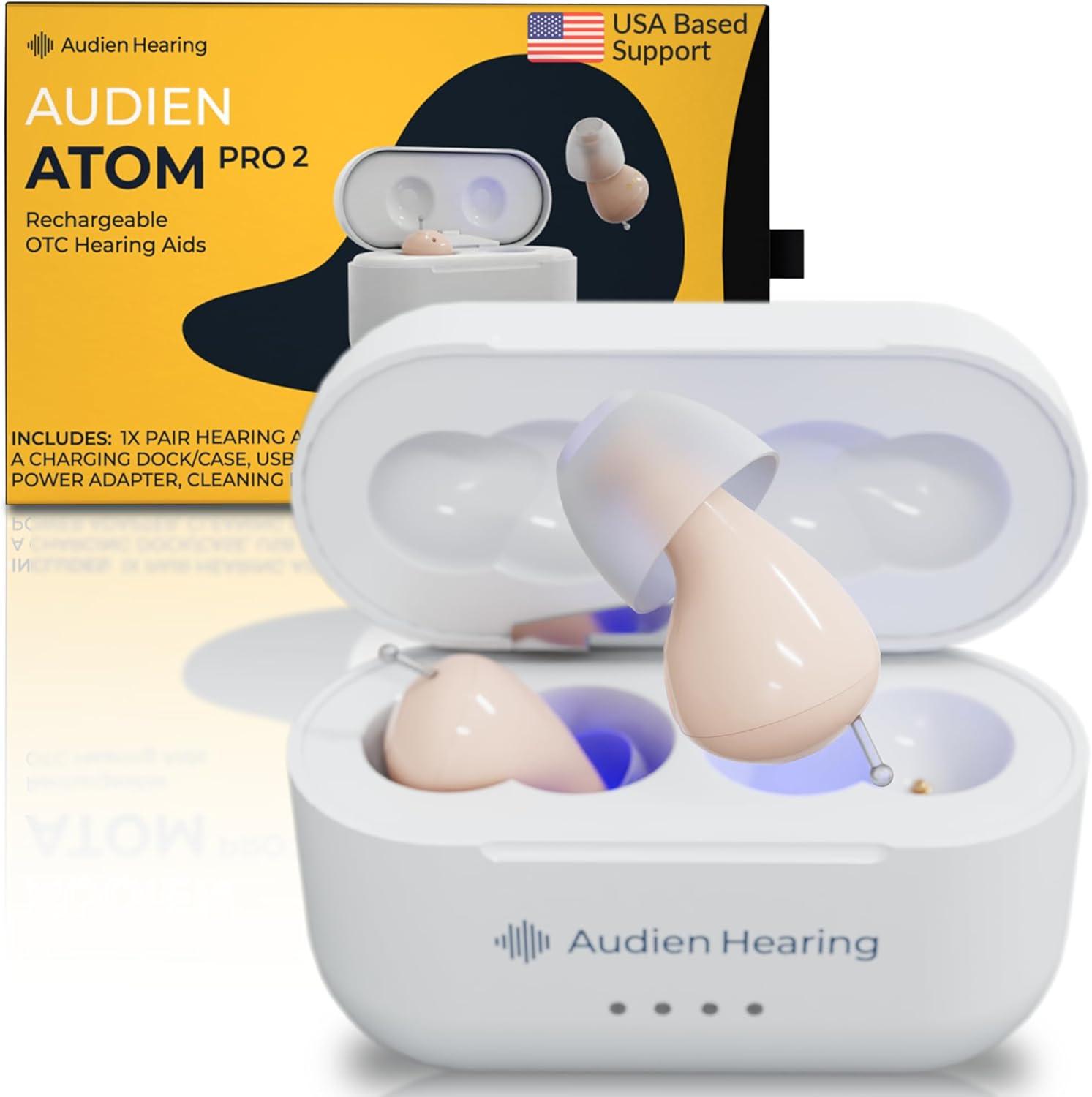 Showdown: Audien ATOM PRO 2's Nearly Invisible Design Tested vs. Generic OTC Models for Comfort & Battery Life