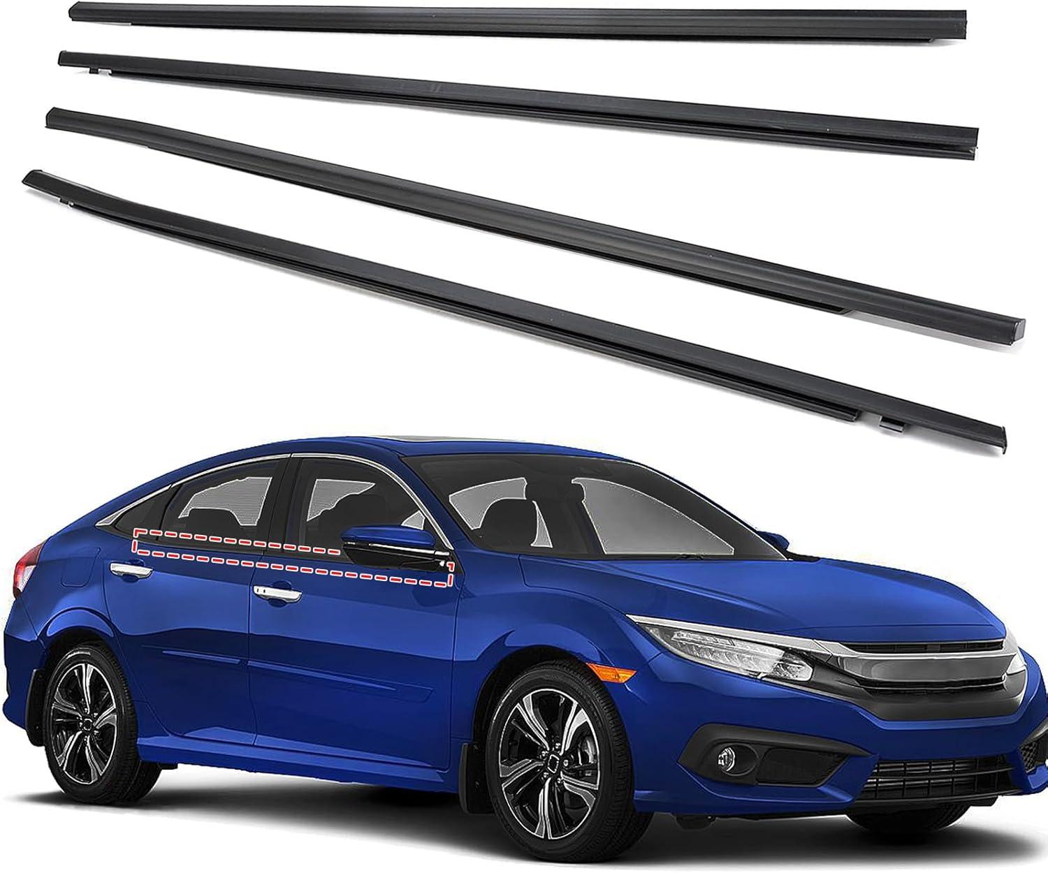 Tested Weather Stripping Showdown: Surprise Fit, Flex & Dura for Civic 2016-2021