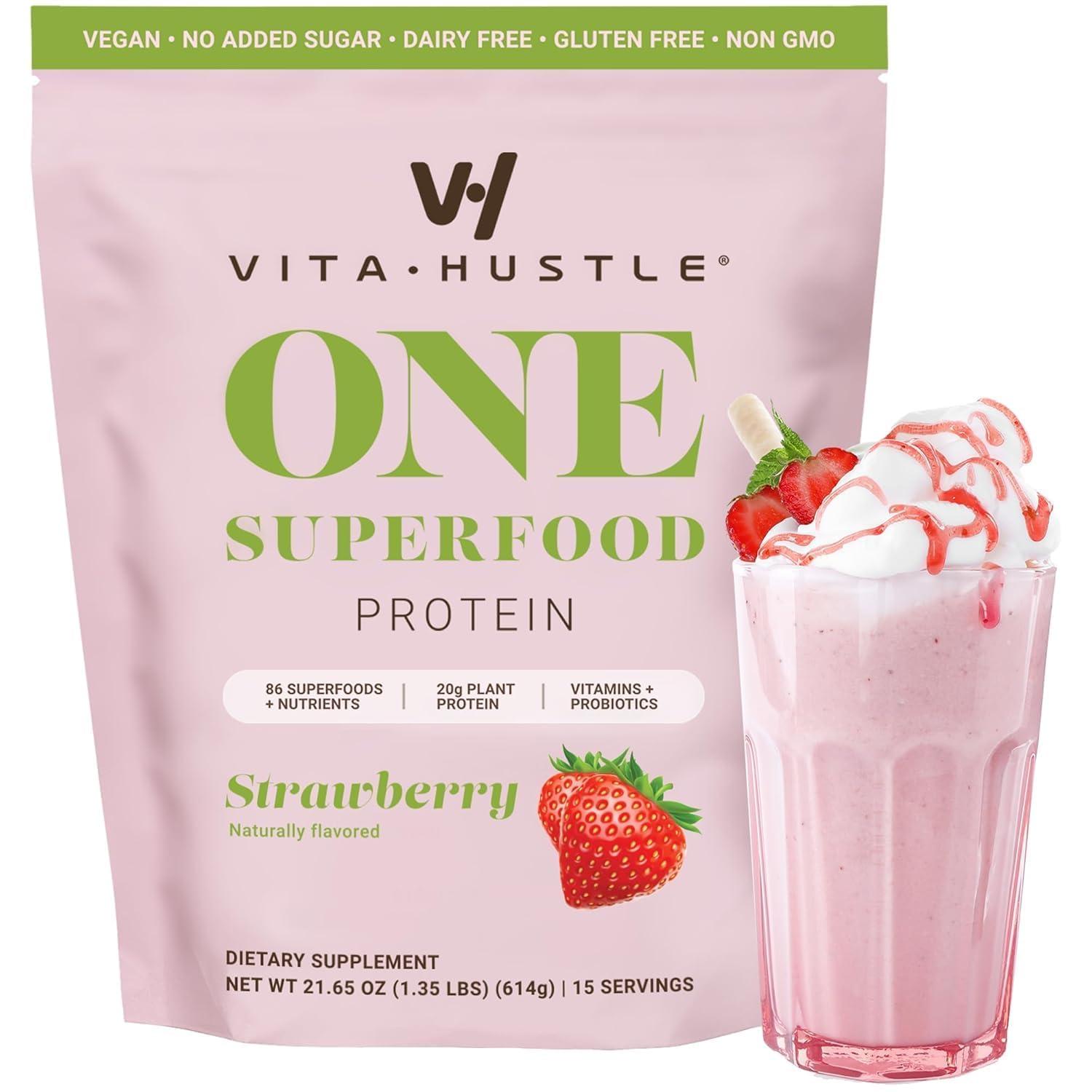 Surprising Insight: VitaHustle ONE Vegan Meal Replacement Shake's No-Bloat Formula