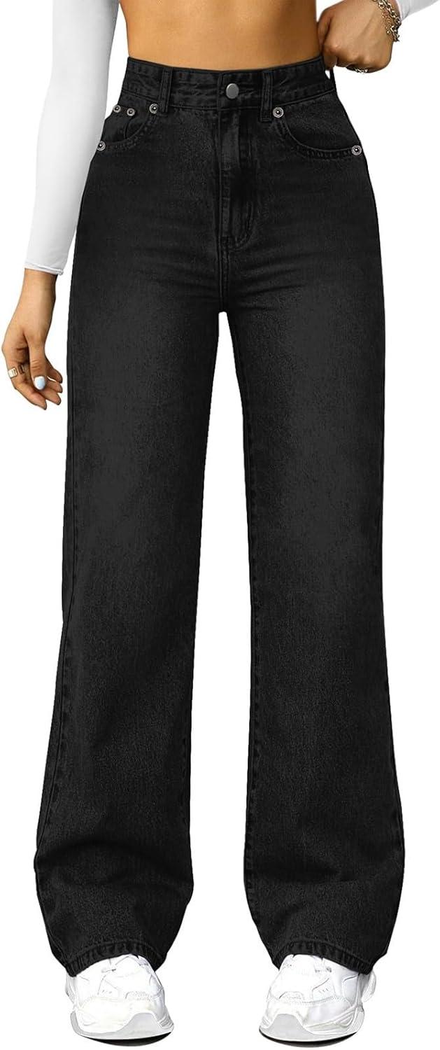 Versus: High-Waisted Washed Jeans vs. Neutral Fit - Tested for Versatile Casual Use