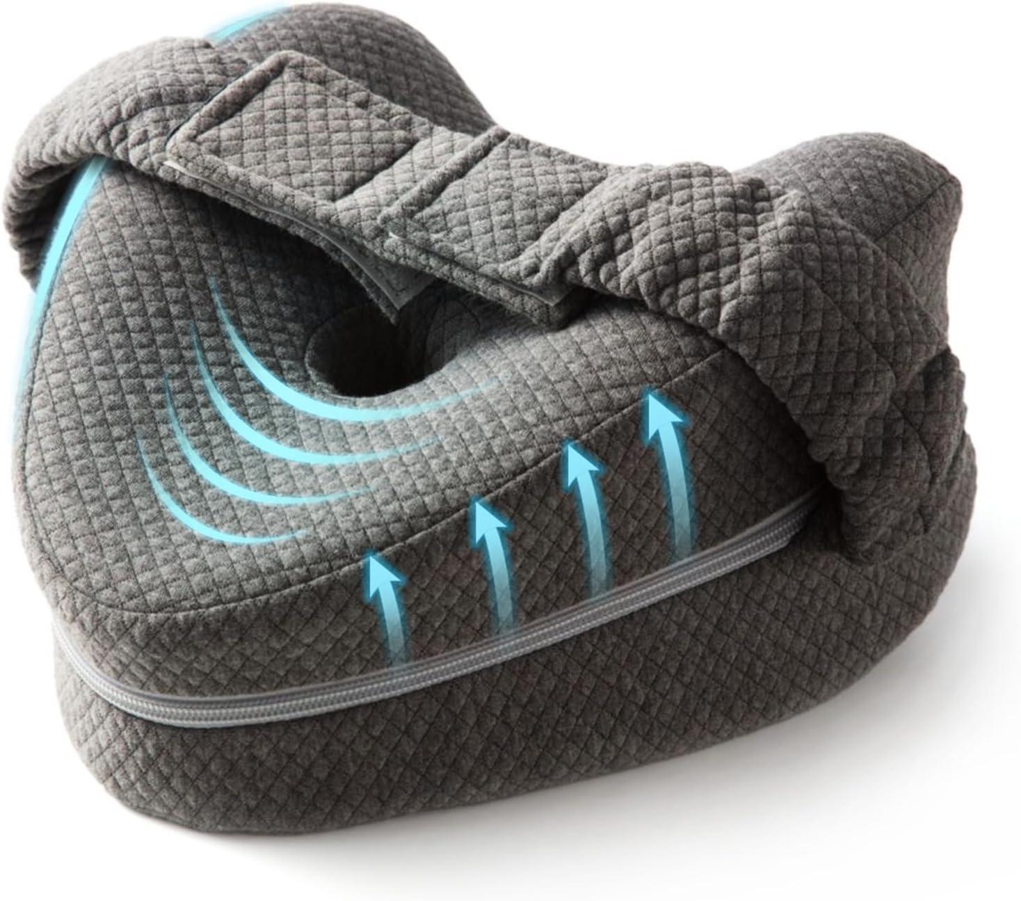 Knee Pillow Contour Tested vs. Between-Leg Straps - Surprising Sciatica Relief & Dual Support