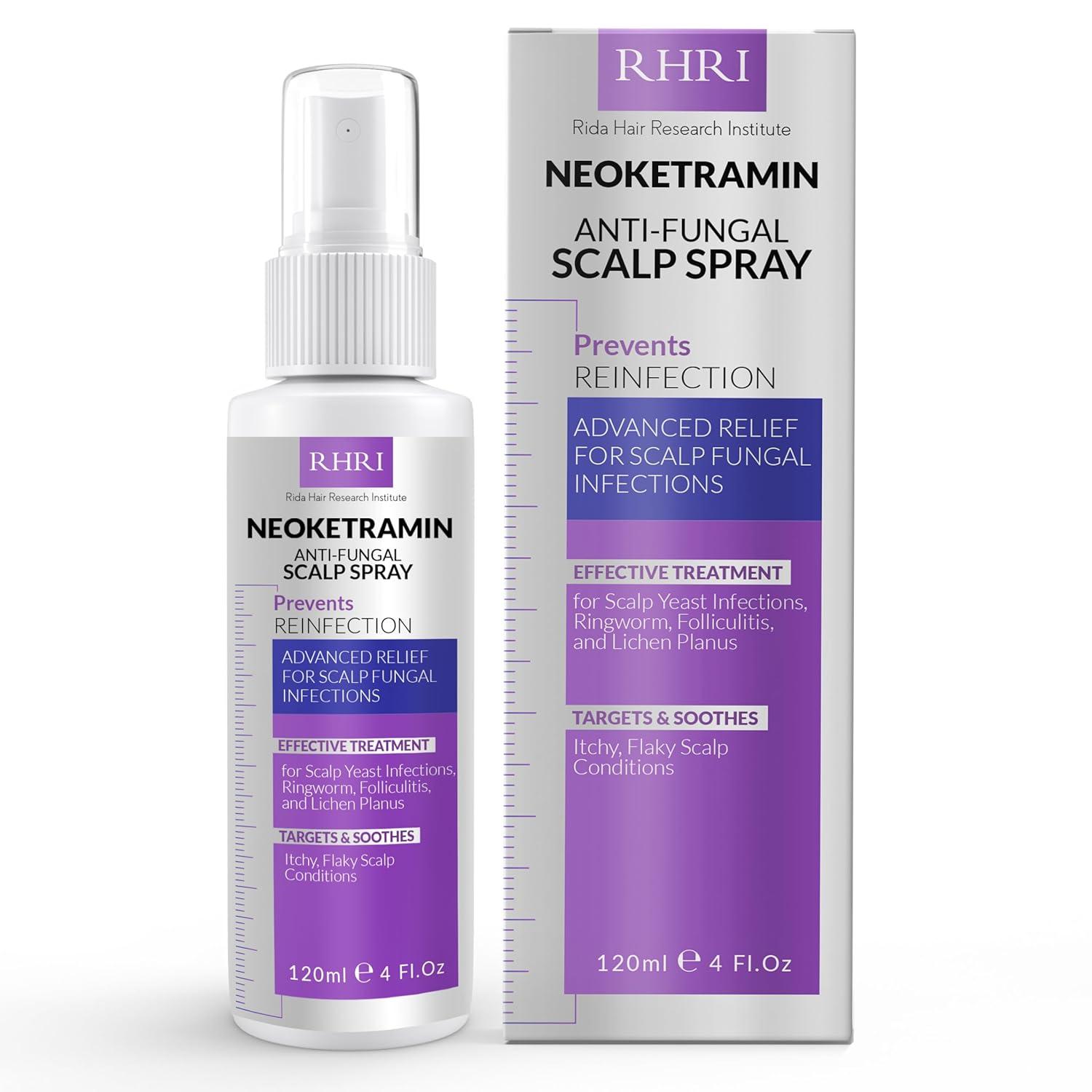 Neoketramin Anti-Fungal Scalp Spray: Surprising Tested Relief for Dandruff, Psoriasis, & Itchy Scalp