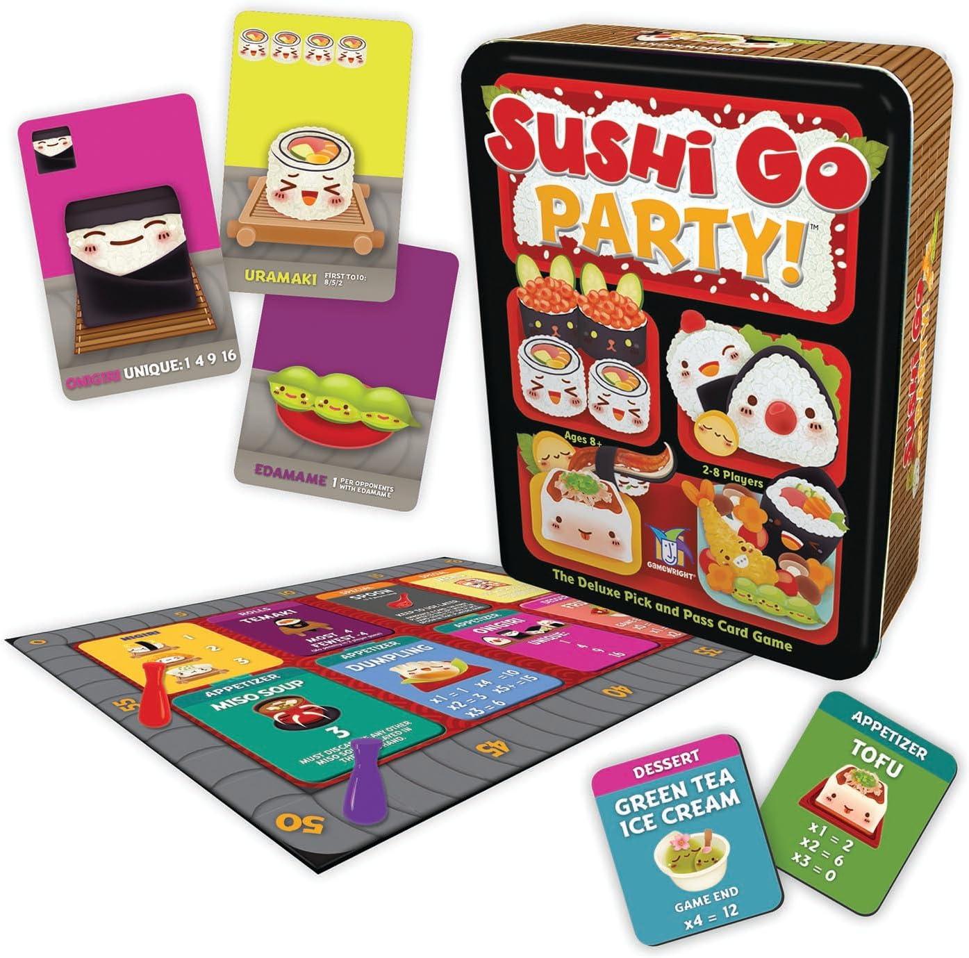 Sushi Go Party! vs [Other Card Game] - Surprising Insight on Multicolored Design & Team Play