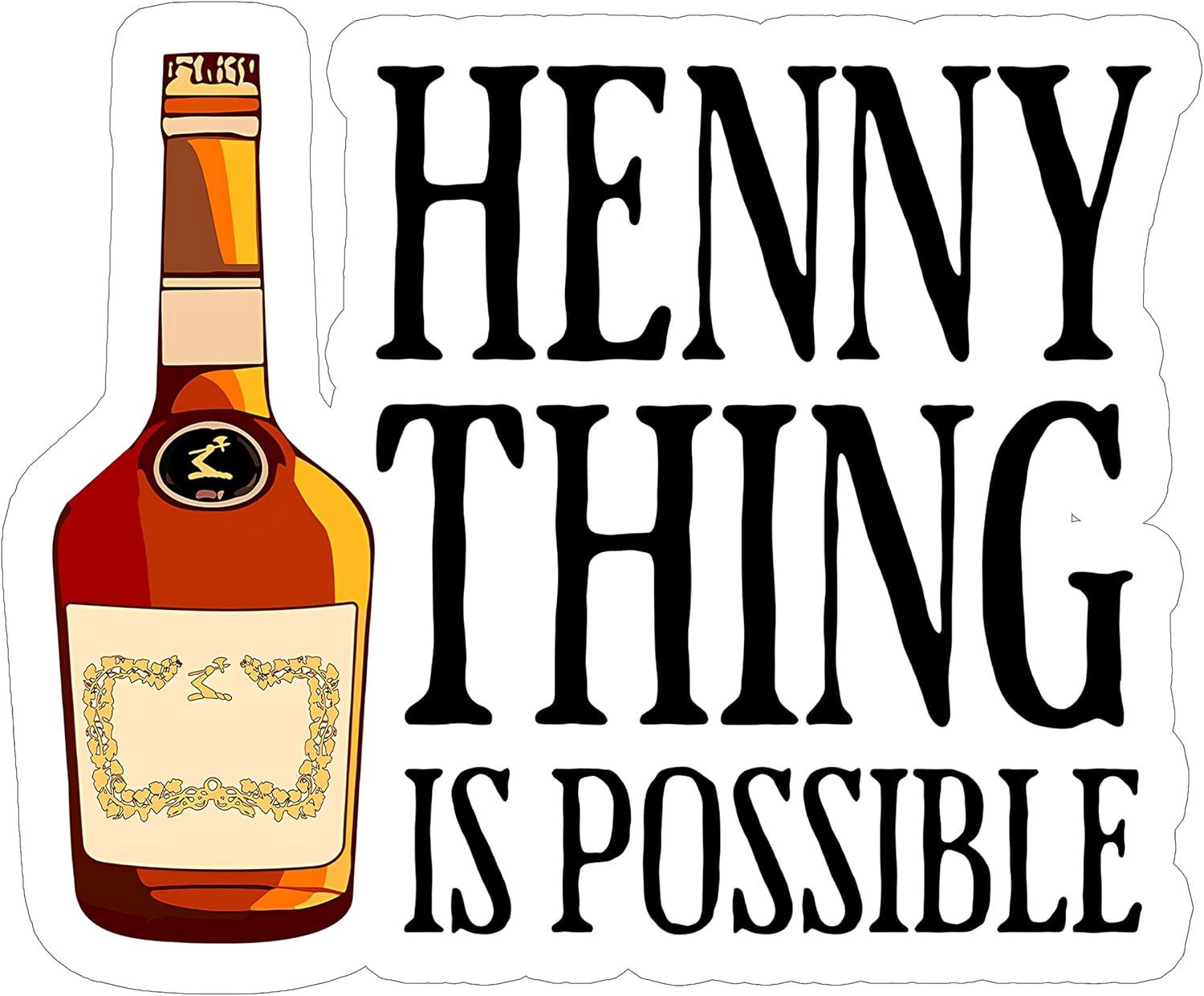 Henny Showdown: Waterproof Sticker, Parody Shirt, & Insulated Tumbler for 2023 Obsessions