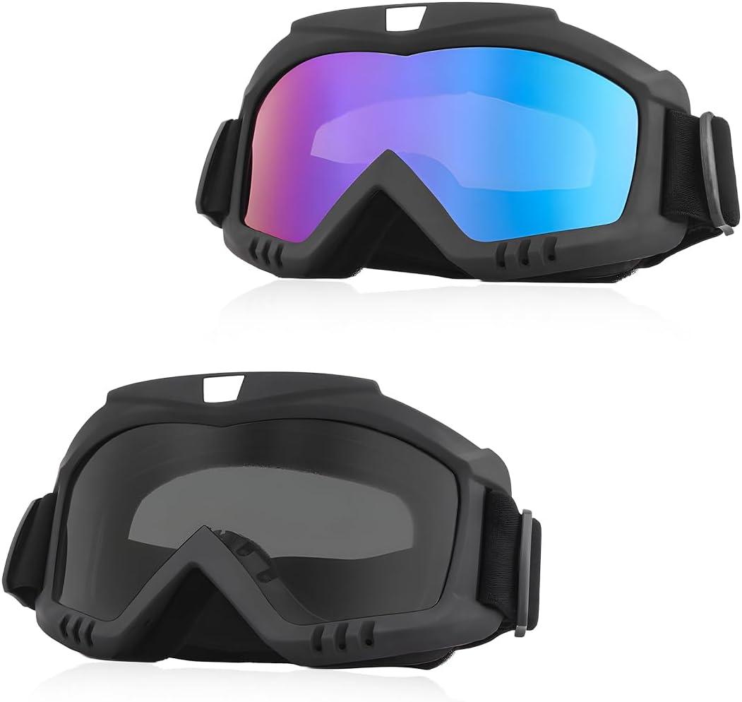 Dirt Bike Goggles (2PCS) vs. Ski Goggles (UV Protection): Surprising Winter Showdown