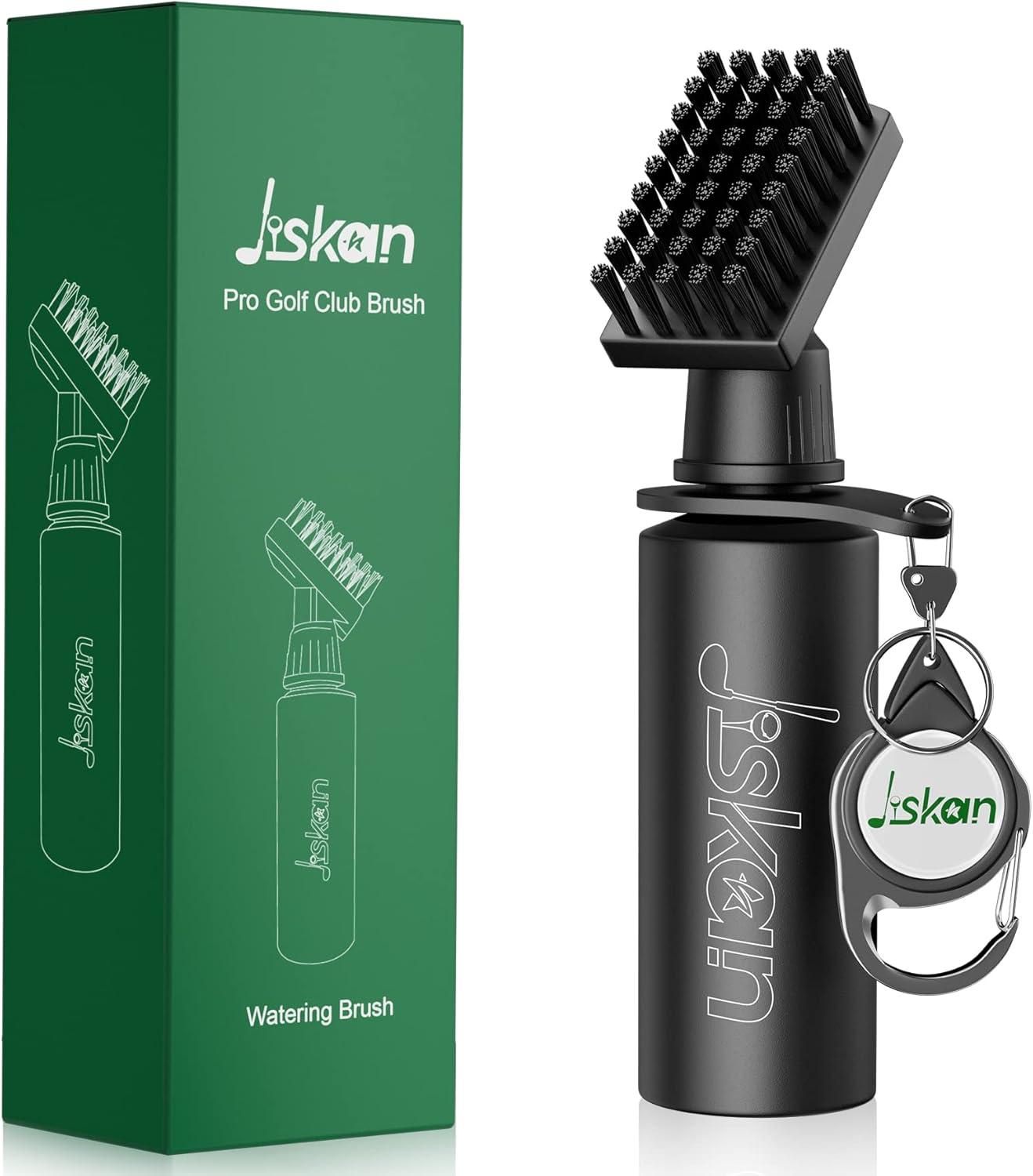 Pro Golf Club Brush Cleaner: Squeeze Water Bottle, Retainer Clip, Tested for Surprising Efficiency