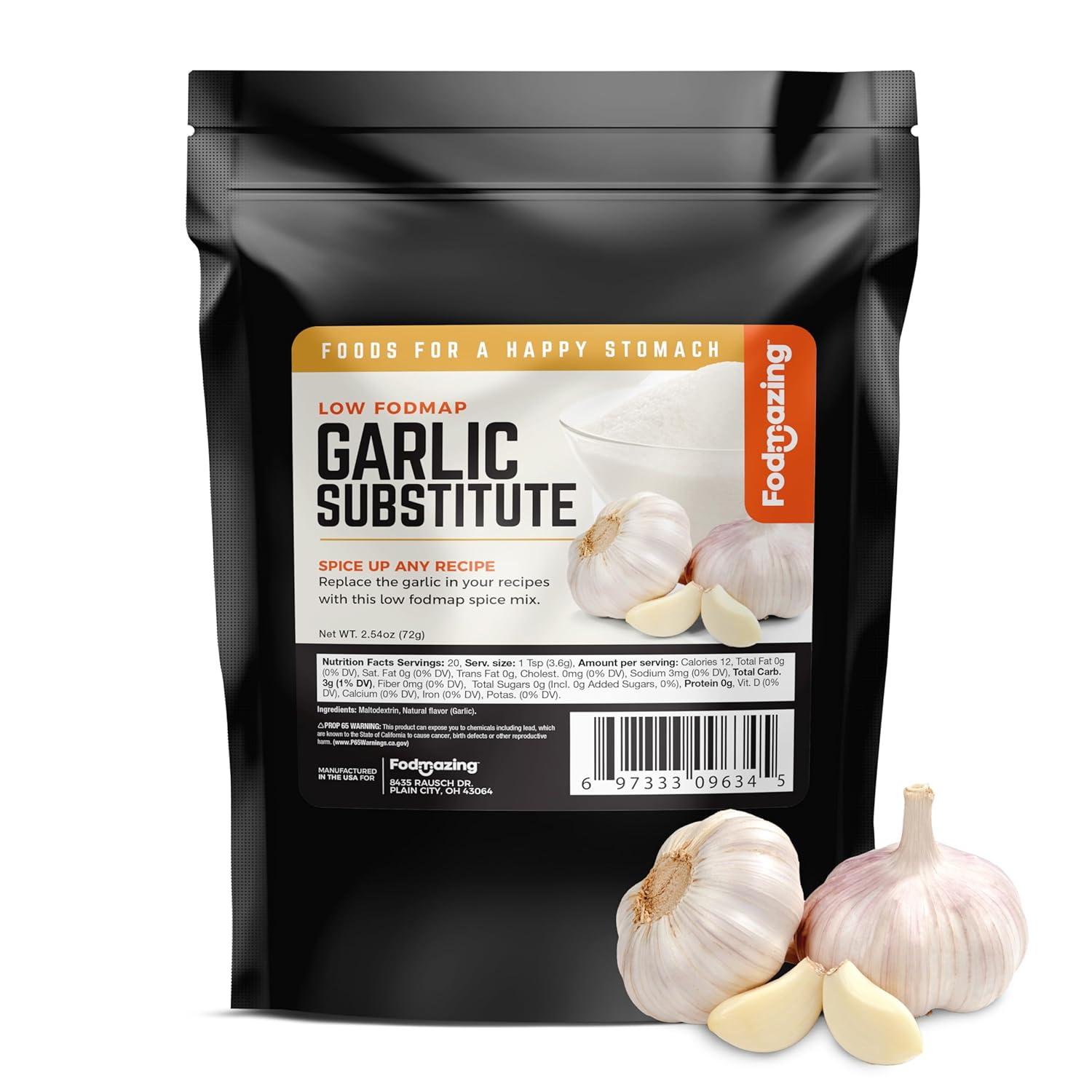 Garlic Replacer Showdown: Fodmazing Tested, IBS-Friendly, Fat-Free, Non-GMO, 20-Serving