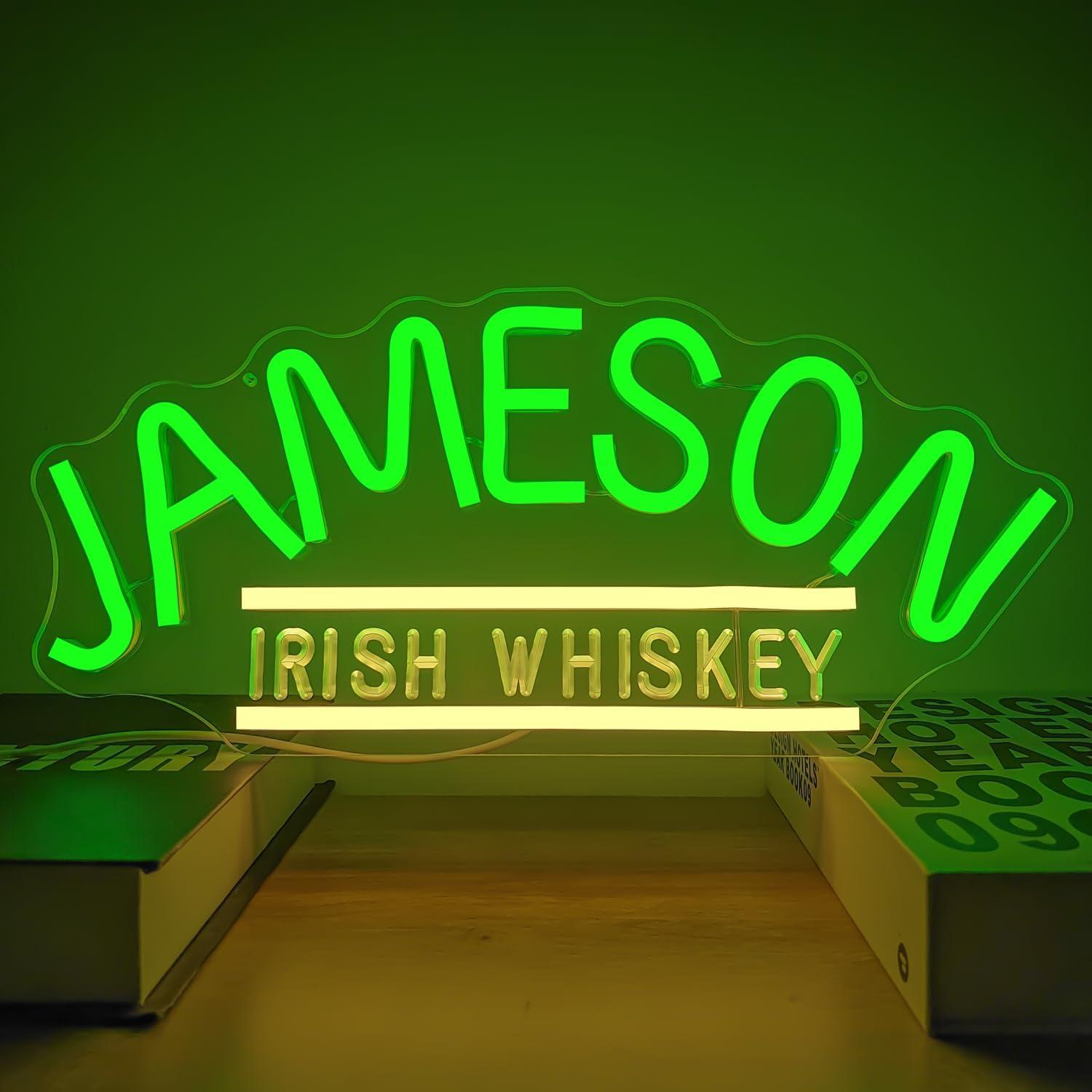 Showdown: Jameso Irish Whiskey Neon vs Dimmable LED for Home & Garage Use