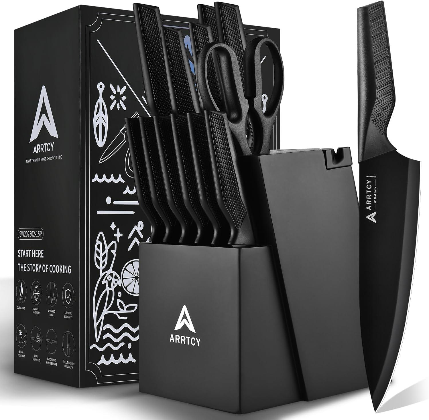 Surprising Kitchen Knife Showdown: Sharpener, Dishwasher-Safe, Gift Box