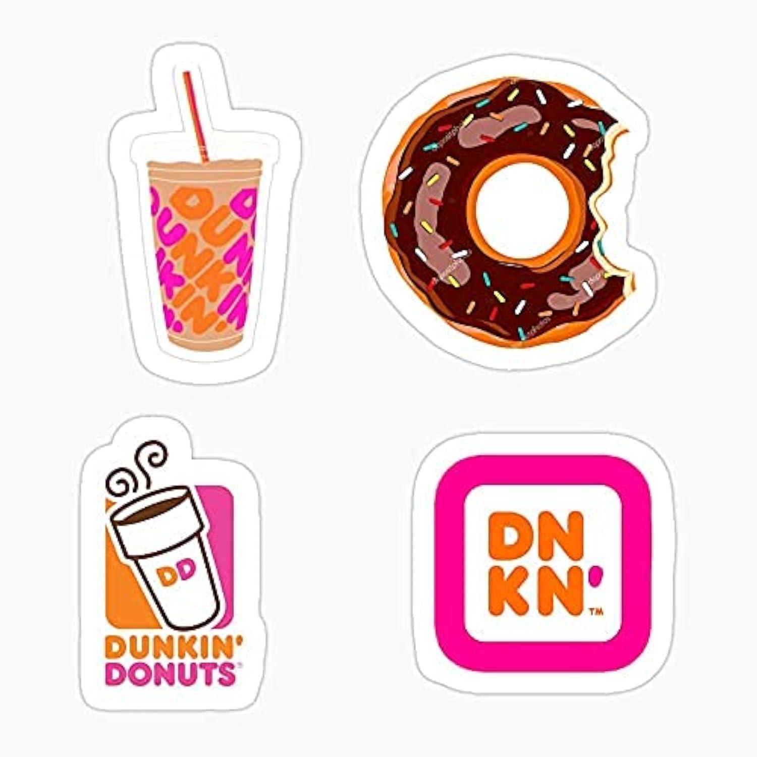 Dunkin' Coffee Bag Showdown: Interior, 3D Print, Metal Zipper, Waterproof Sticker for Trending Gifting
