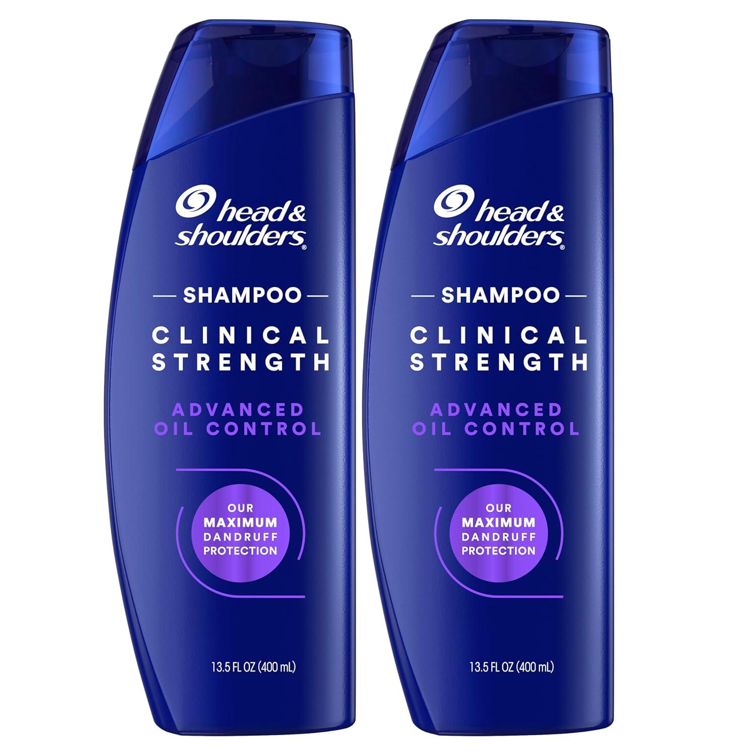 Head & Shoulders Dandruff Showdown: Twin Pack Tested, Prescription Strength & Flake Control for Seasonal Scalp Care