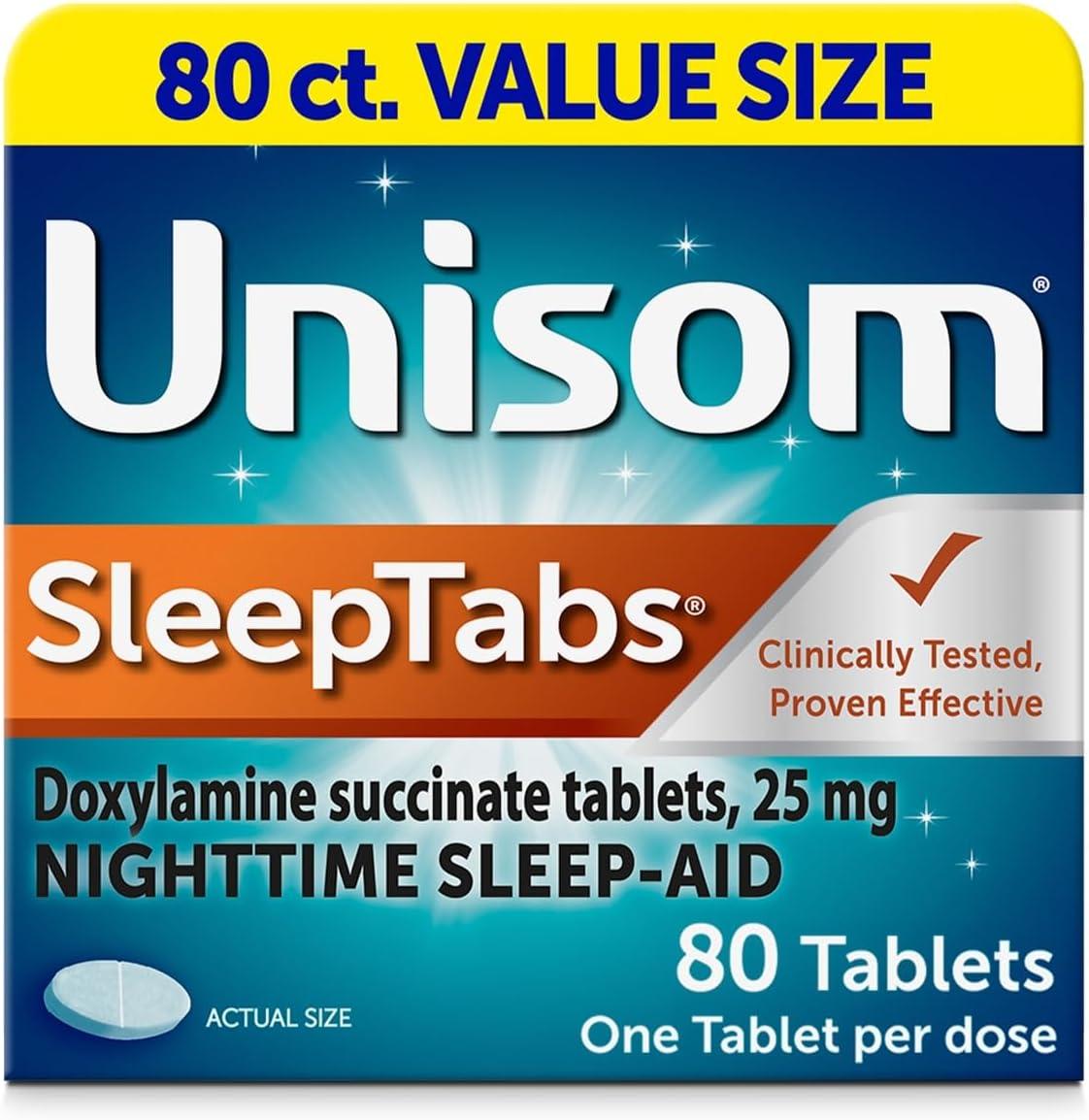 Doxylamine Succinate, 80 Tablets Tested: Nighttime Sleep Aid Showdown