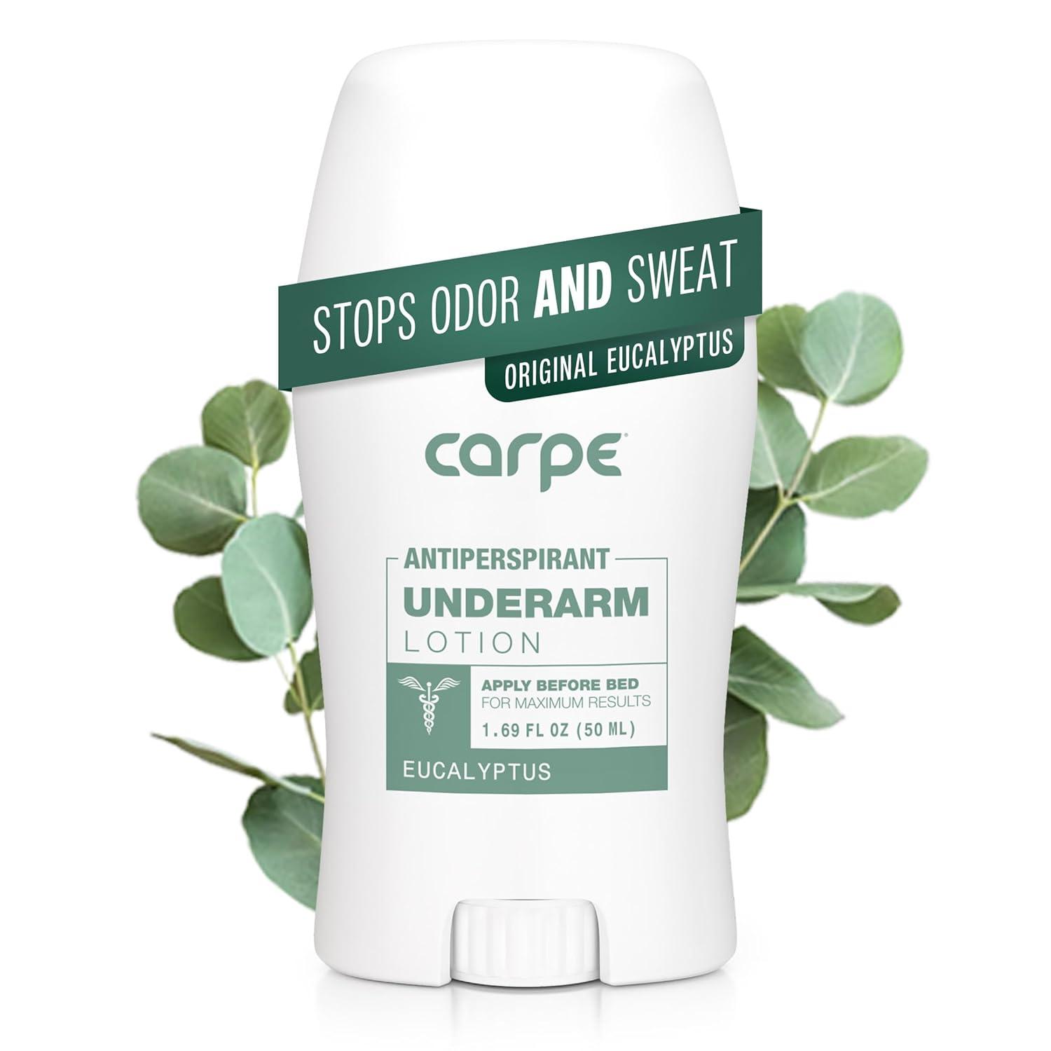Carpe Underarm: Clinical Strength & Natural Eucalyptus Scent Showdown for Hyperhidrosis
