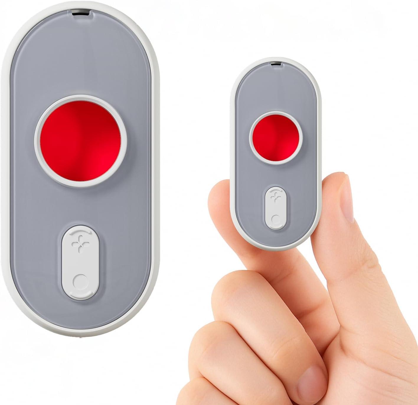 3-in-1 Anti-Spy Gadget - Tested for Hotel Safety: Vibration Alarm, LED Flashlight & Hidden Bug Scan