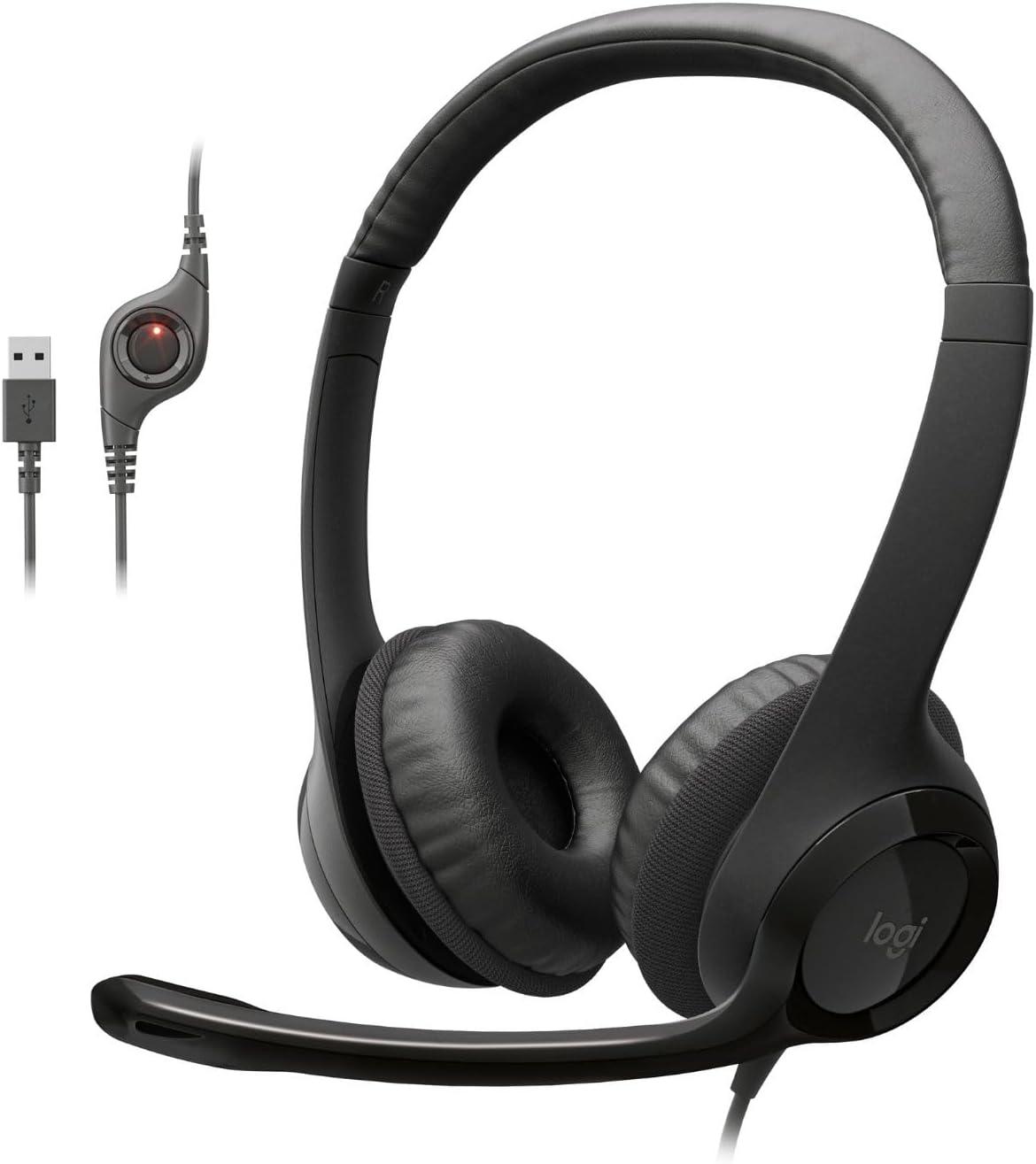 Logitech H390 Tested vs. Wireless Headset: Noise-Cancelling, USB-A, Chromebook