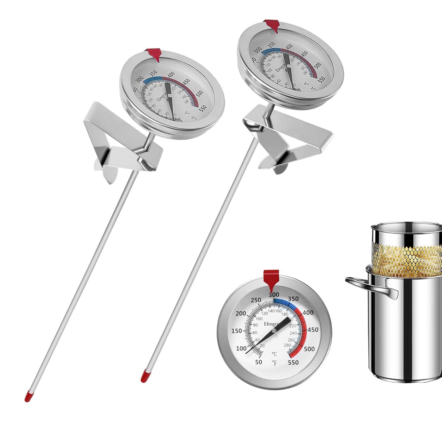 Showdown: Deep Fry (12'' Probe) vs. Multi-Use Candy Oil Thermometer for Holiday Cooking
