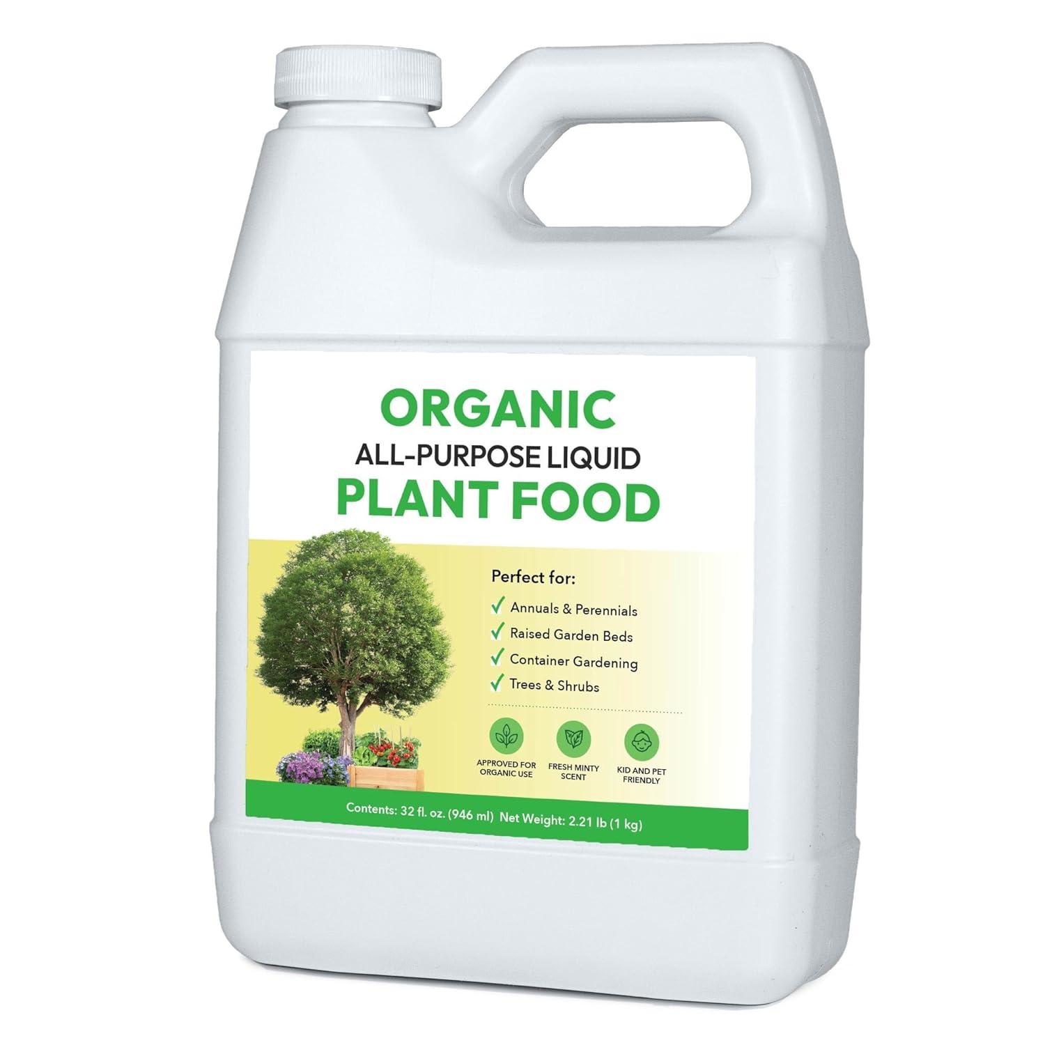 Organic All-Purpose vs. Concentrated Fertilizer: 32oz Mix Tested for Container Gardening