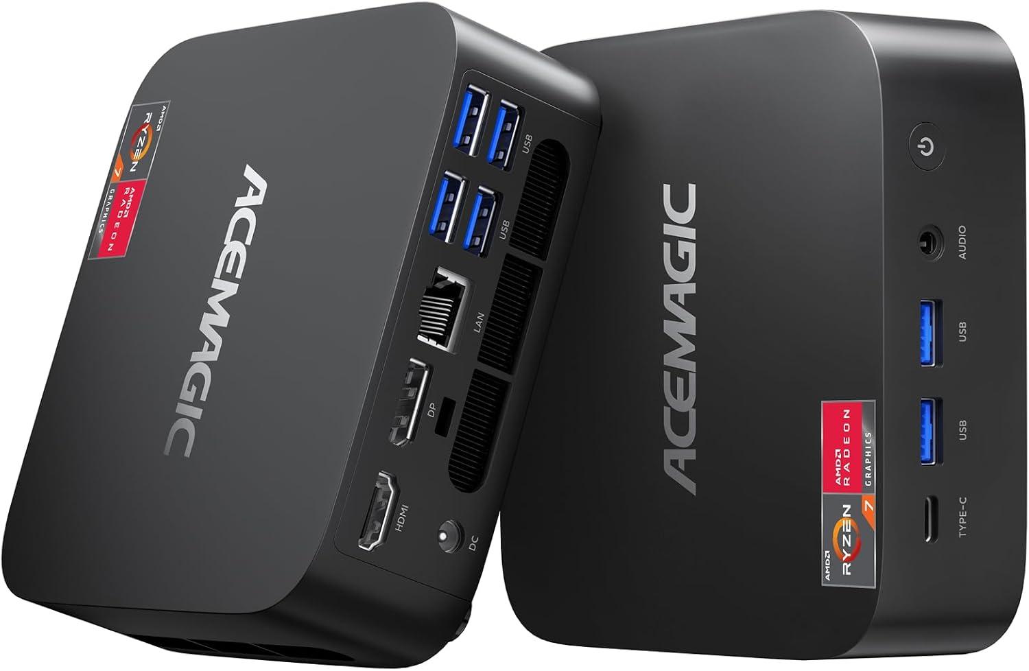 ACEMAGICIAN K1 Mini PC: Ryzen 7 5700U vs 4K Triple Display (Gaming & Office Ready)