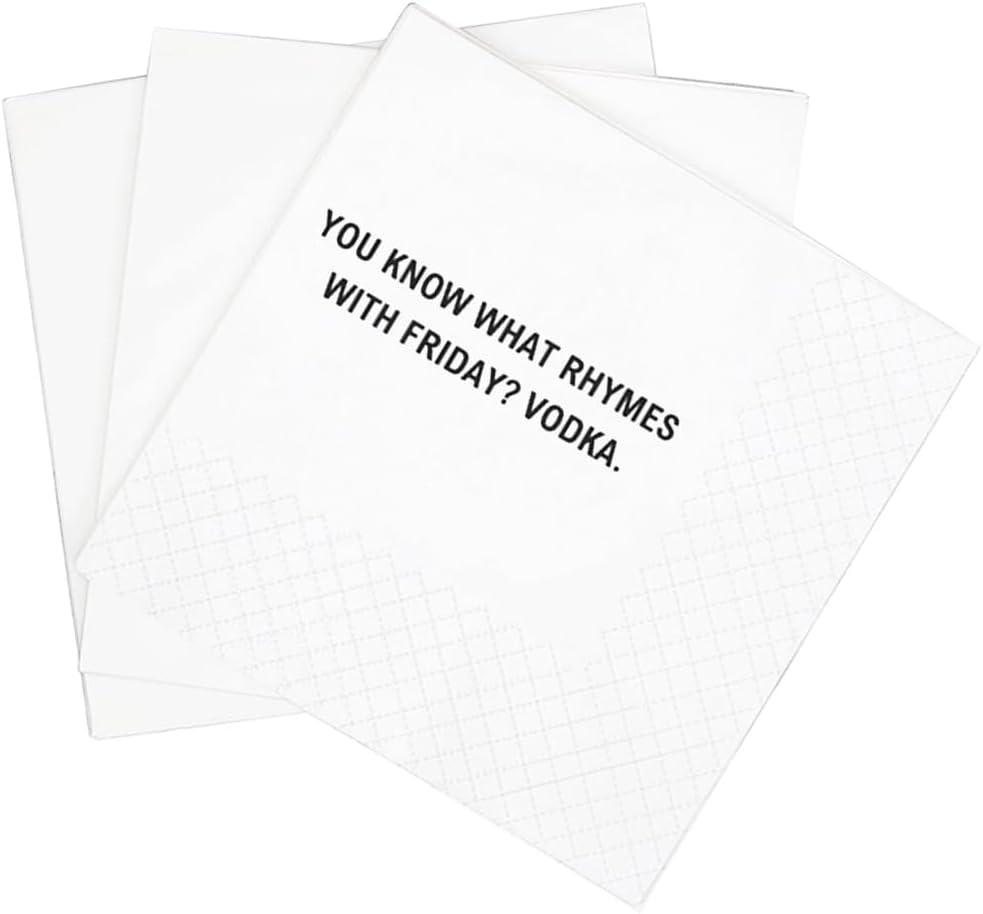 SharkBliss 100-Pack vs Rhyming Phrases in Cocktail Napkins: Surprising Party Tested