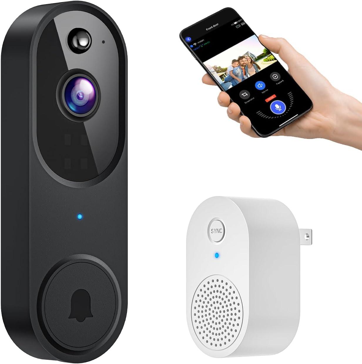 Smart Video Doorbell Showdown: AI Detection, Night Vision, and 2-Way Audio Tested Against Battery Power (2.4G WiFi Included)