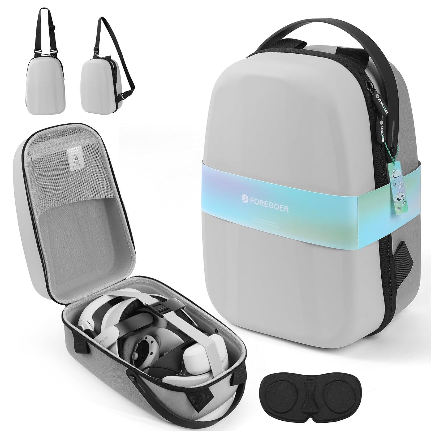 VR Travel Showdown: Foregoer's Tested Hard Case vs. Grey Design for Quest Pro Accessories