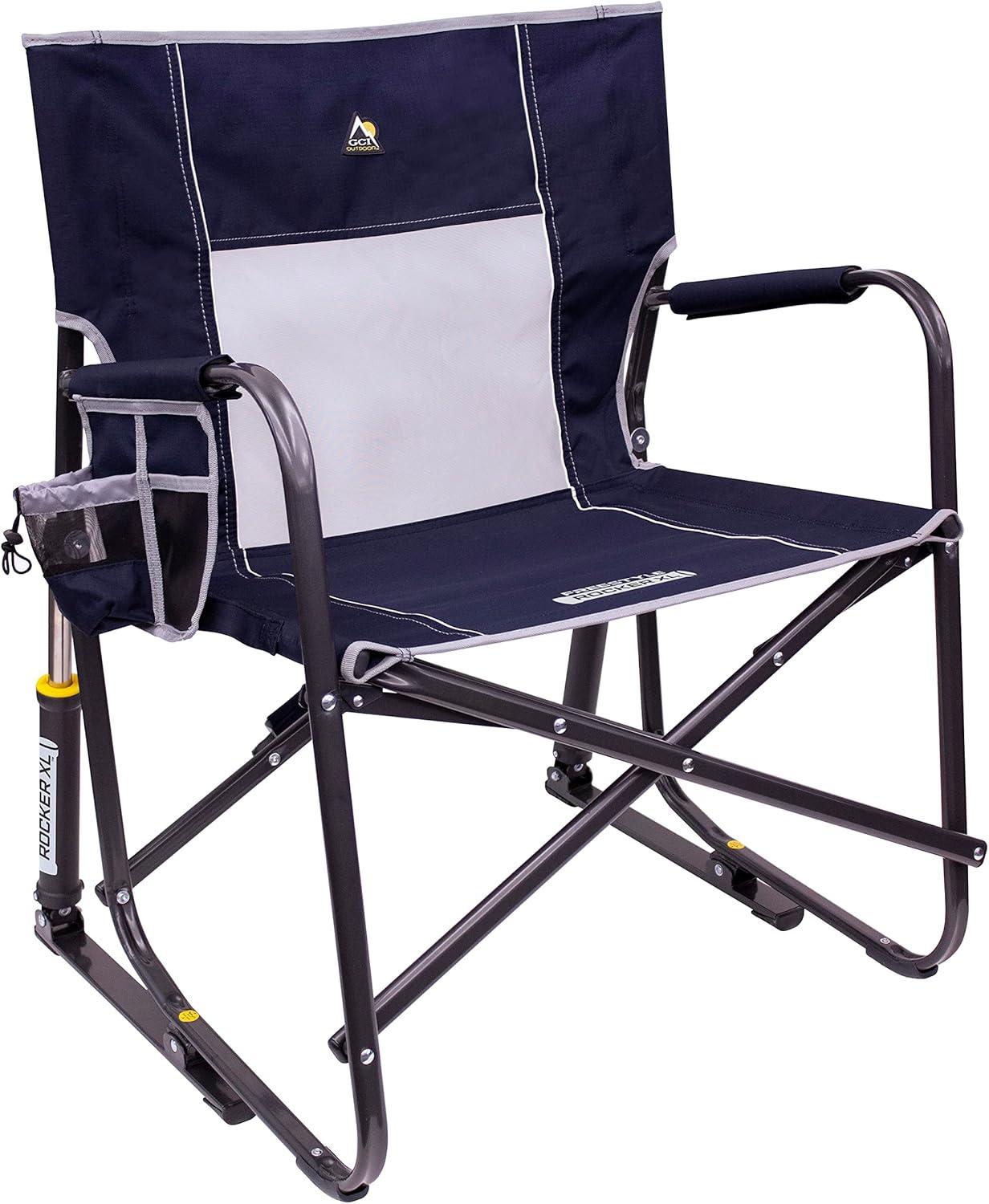 GCI Freestyle Rocker XL vs. Outdoor Camping Chair: 4-Position Recline… Quick-Release Legs for Easier Setup?