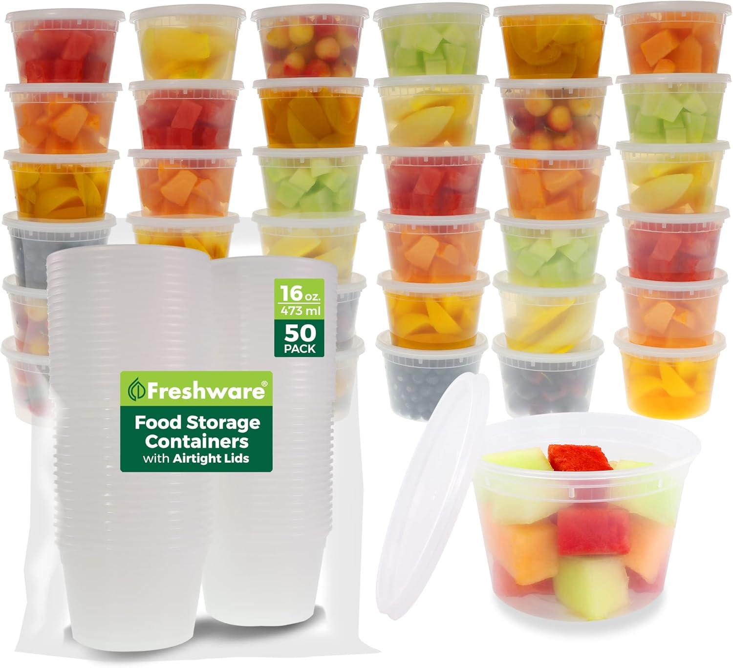Food Storage Showdown: Stackable BPA-Free Containers with Leakproof Design & Microwave Safety for Meal Prep