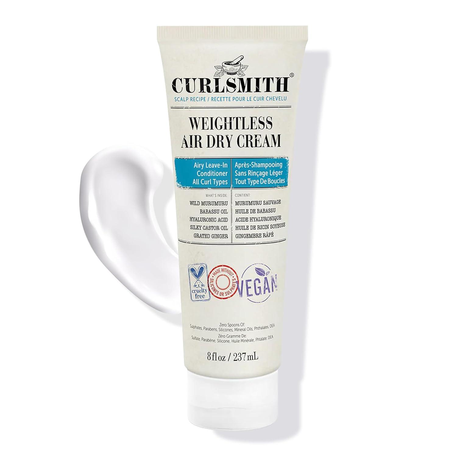 Surprising Eco-Friendly Choice: Curlsmith's Weightless Cream Tested vs. Vegan Leave-In for All Hair Types