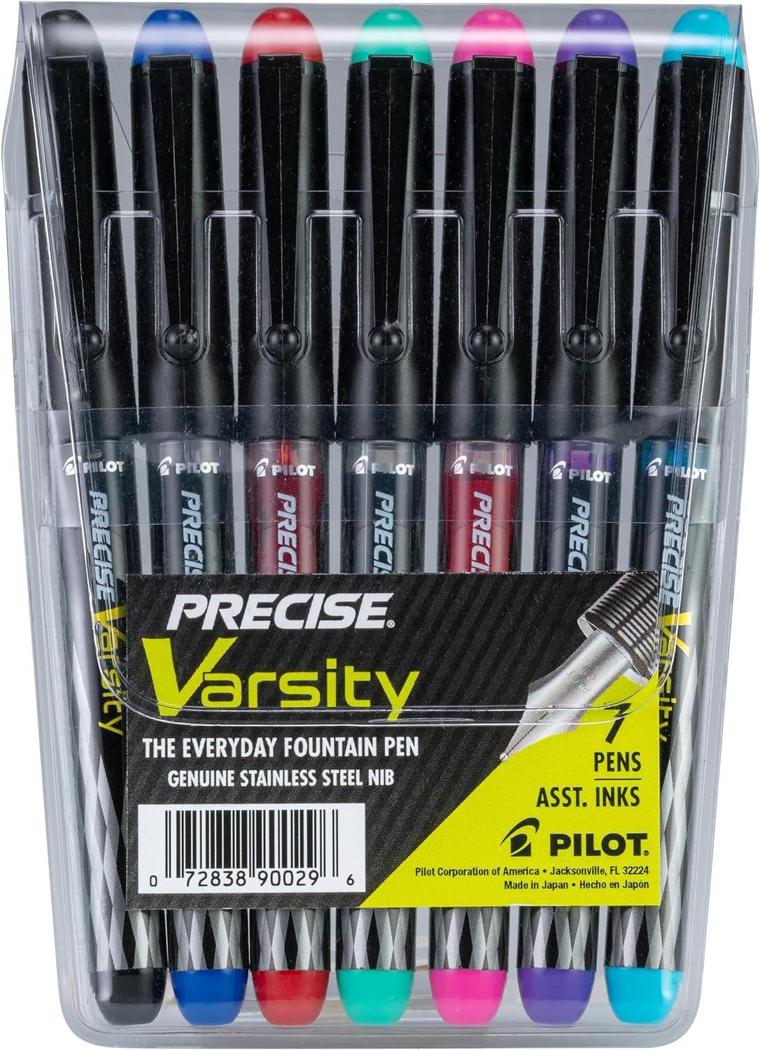 Precise Pens Compared: 7-Color Showdown, Stainless Nib Insights
