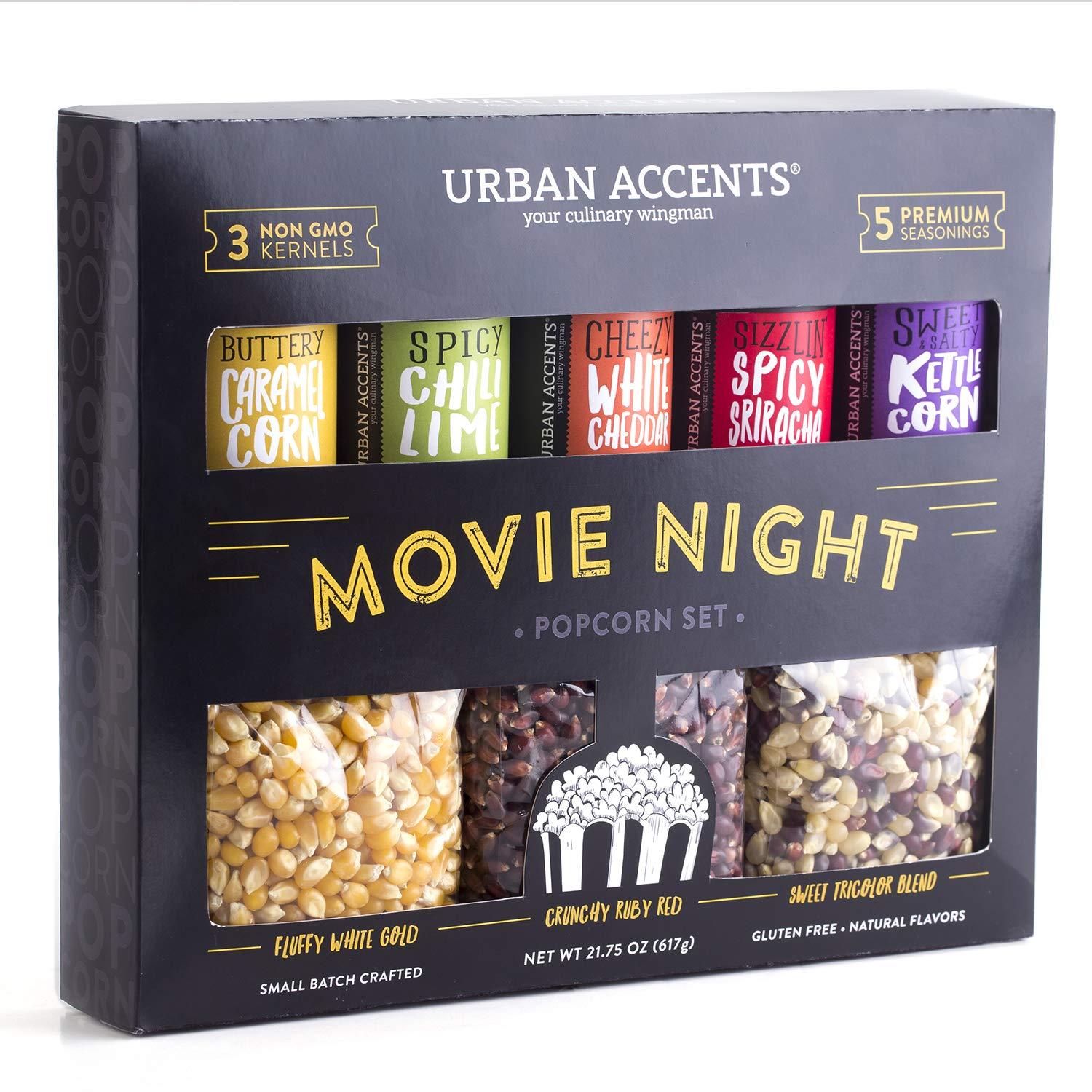 Urban Accents Popcorn: Kernel vs. Seasoning Set Compared For Best Movie Night Snack... XMLHttpRequest undefined