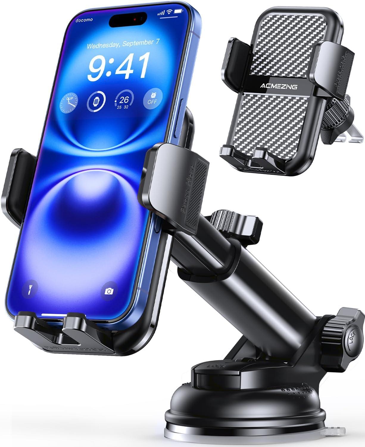 Strongest Suction Phone Mount {122+lbs}: Surprising Stability Compared