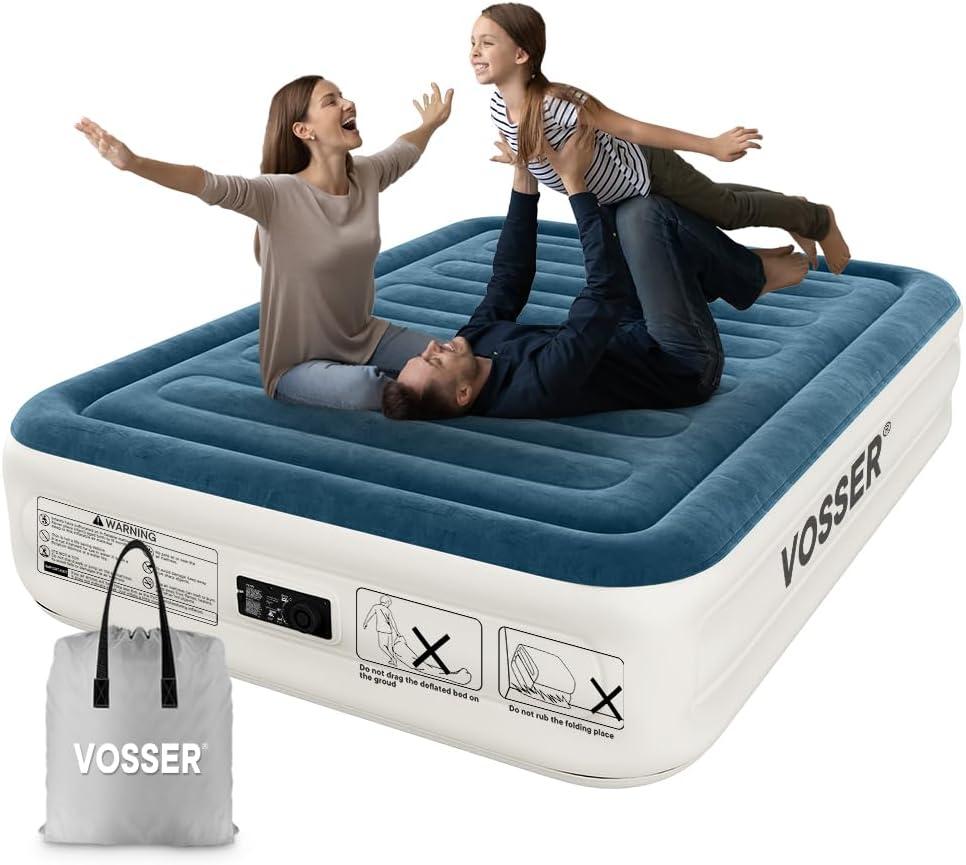 King Koil Versus VOSSER: Tested Queen Air Mattress Showdown