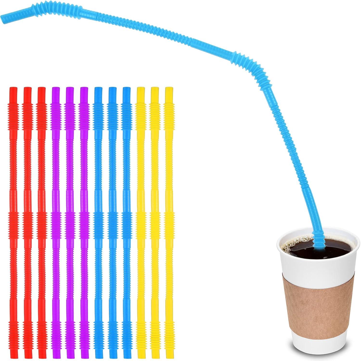 Surprising Long Bendy Straws Compared: Geiserailie vs Party Needs... Flexible for All!