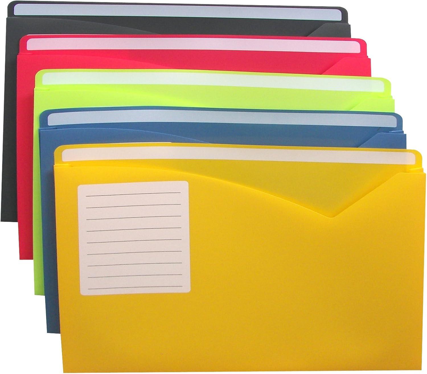 Poly File Jackets Compared: Surprising Durability In Lime Green… Pack Of 10!