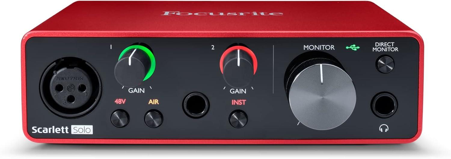 Focusrite Solo 3rd Gen Tested: 24-Bit HQ vs. Entry-Level USB Interfaces for Home Recs