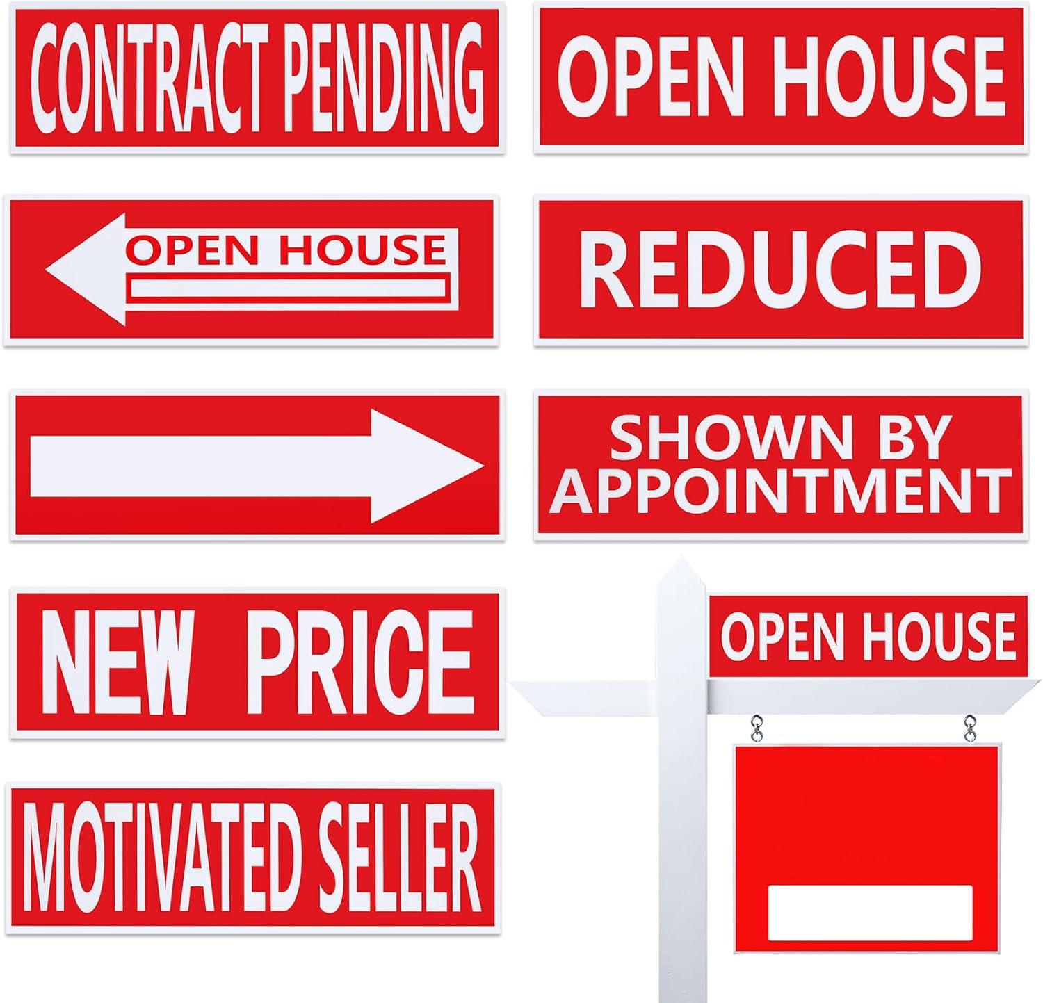 Real Estate Showdown: Waterproof Signs vs. Different Messages for Open Houses