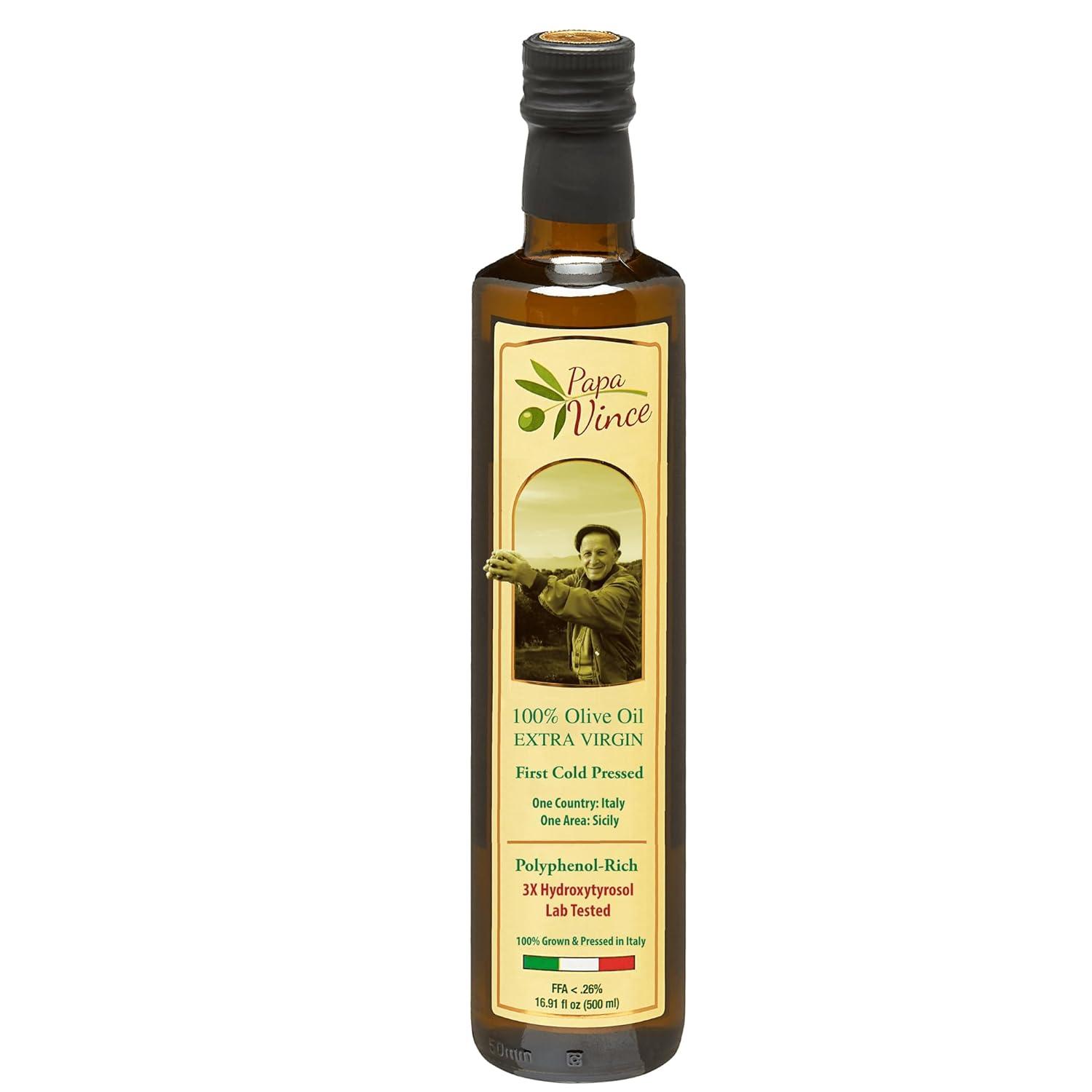 Papa Vince Olive Oil: Sicilian Harvest Tested for Pesticide-Free & Surprising Polyphenol Boost