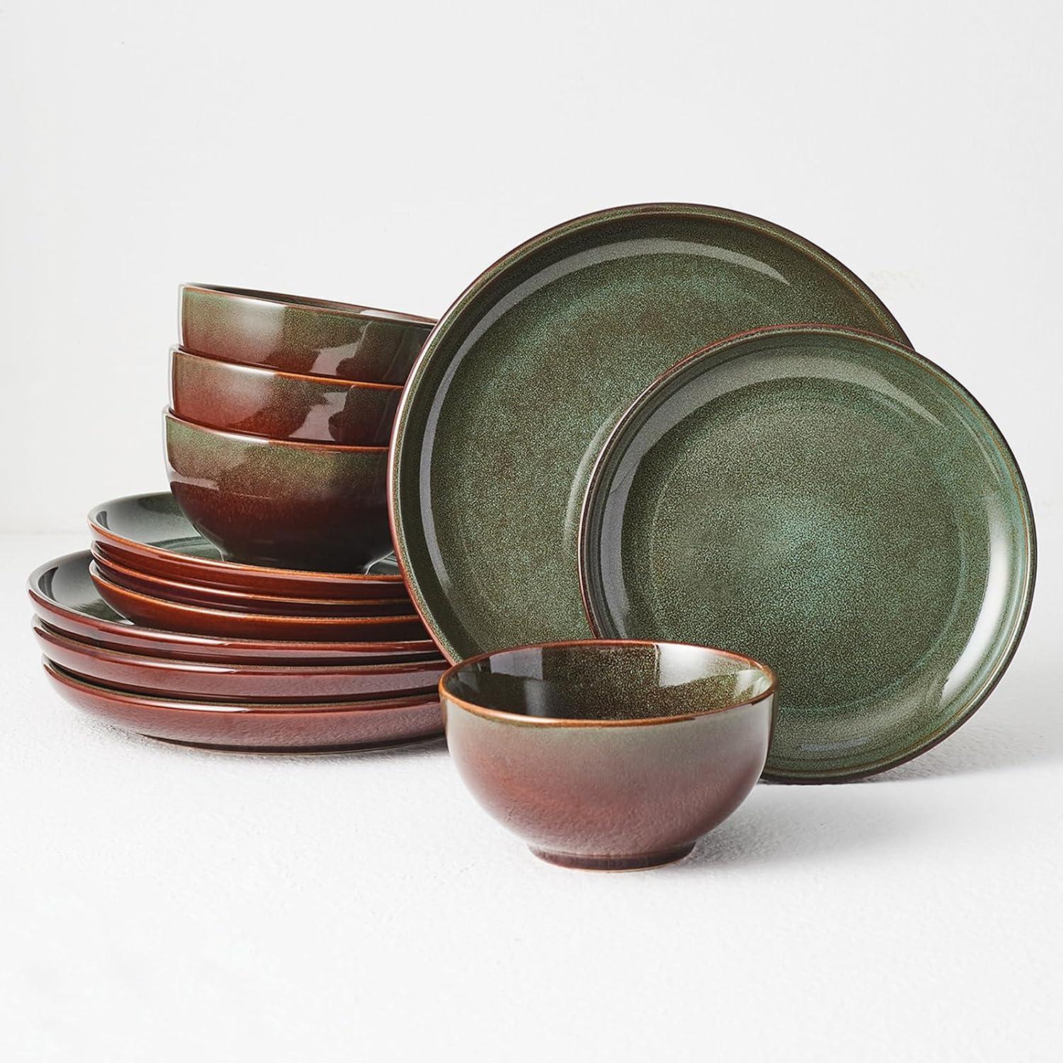 Stoneware Dinnerware Showdown: Reactive Glaze, Chip-Resistant, and Brown-Green for Modern Kitchens