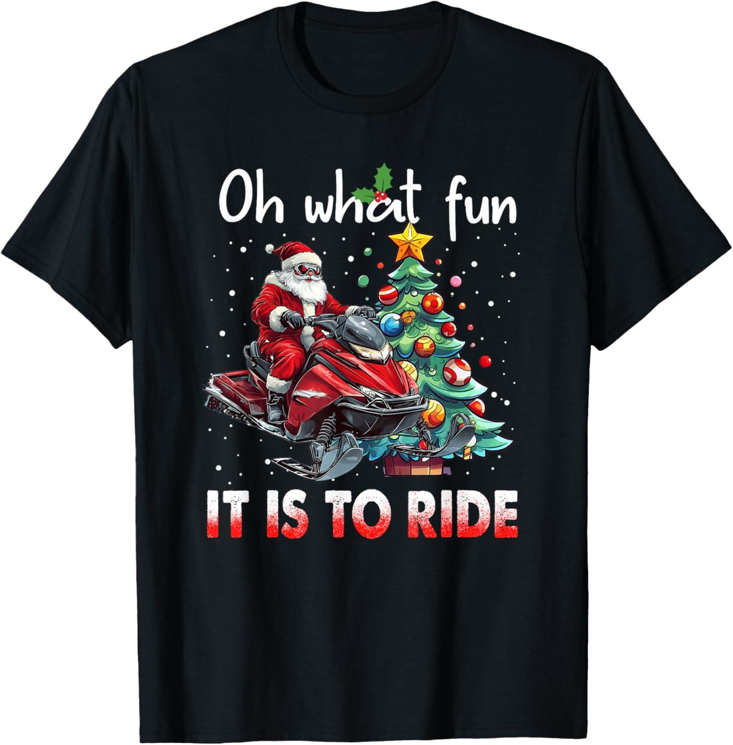 Snowmobile Santa T-Shirt Tested: Surprising Eco-Friendly Christmas Choice