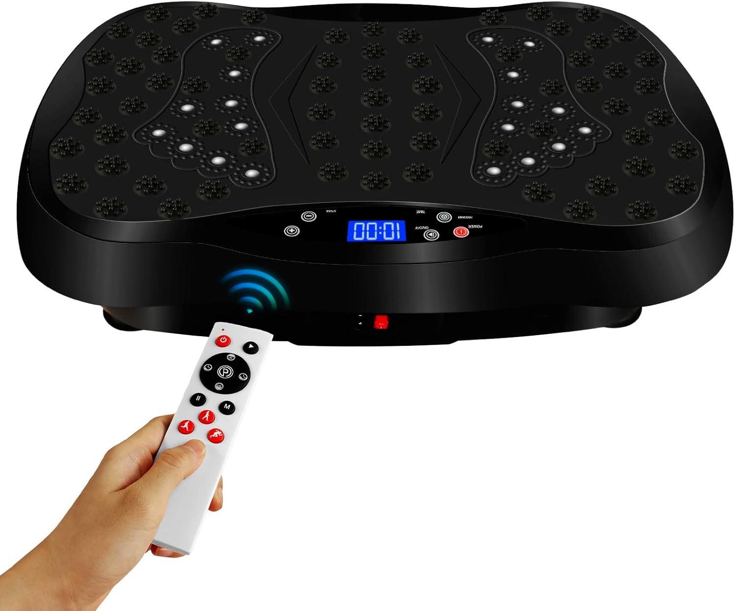 Home Office Fitness Showdown: Vibration Plate's Remote Control vs. Foot Massage for Whole Body Pain Relief