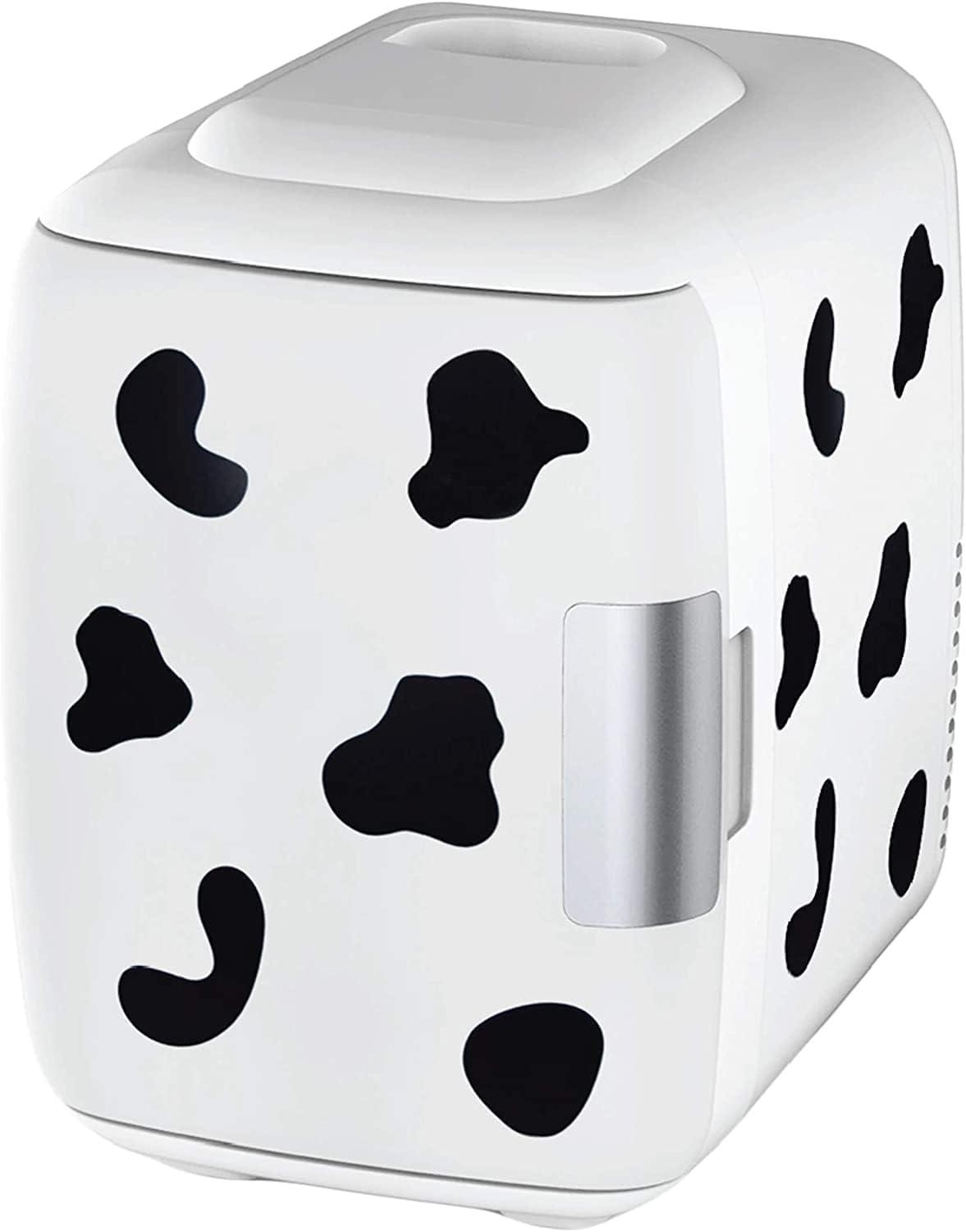Skincare Cooler vs... Cow Print & USB for Portable Beauty Storage